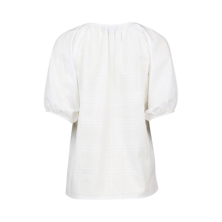4454 Top - White Check - Vassalli