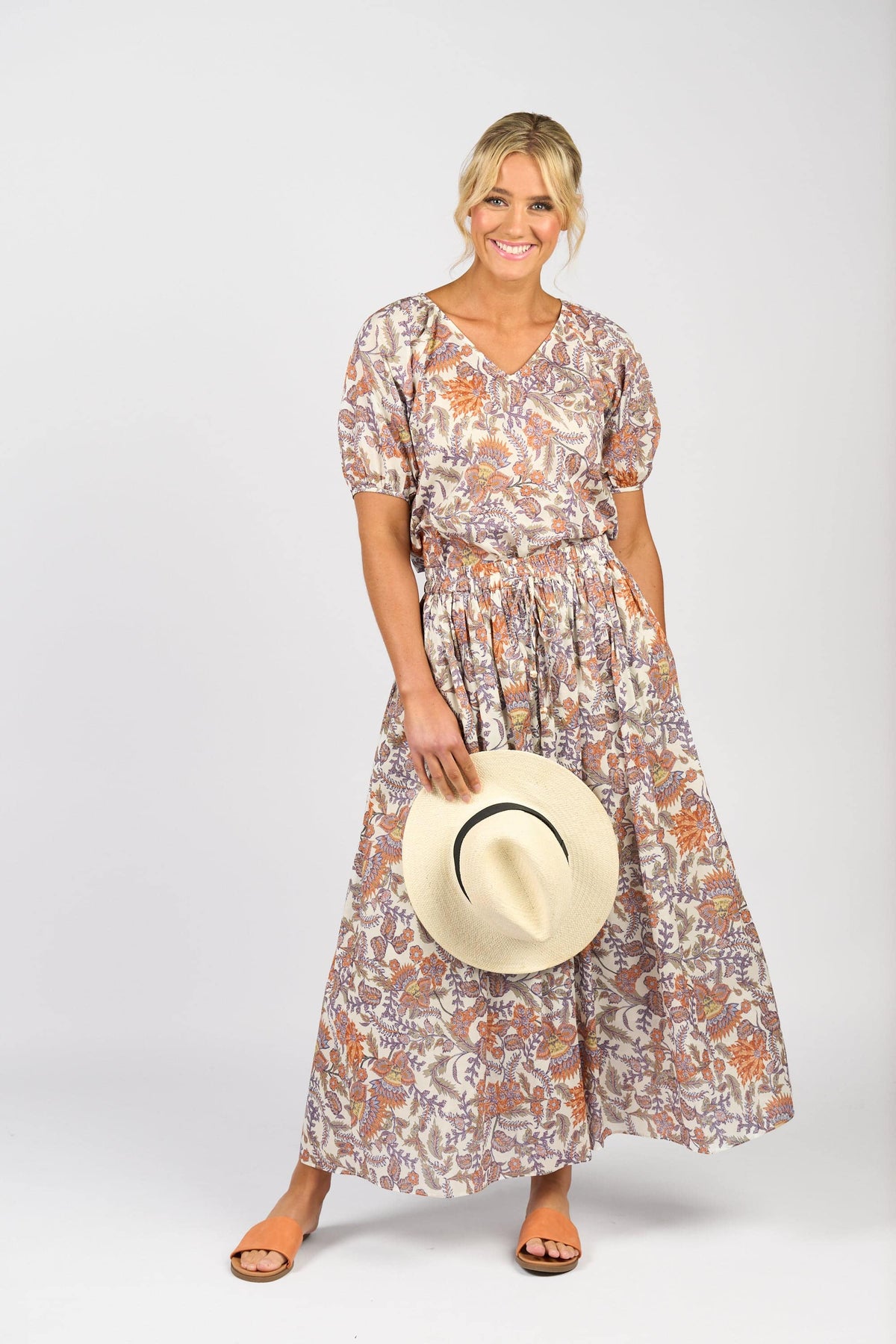 V-Neck Top - Tuscany