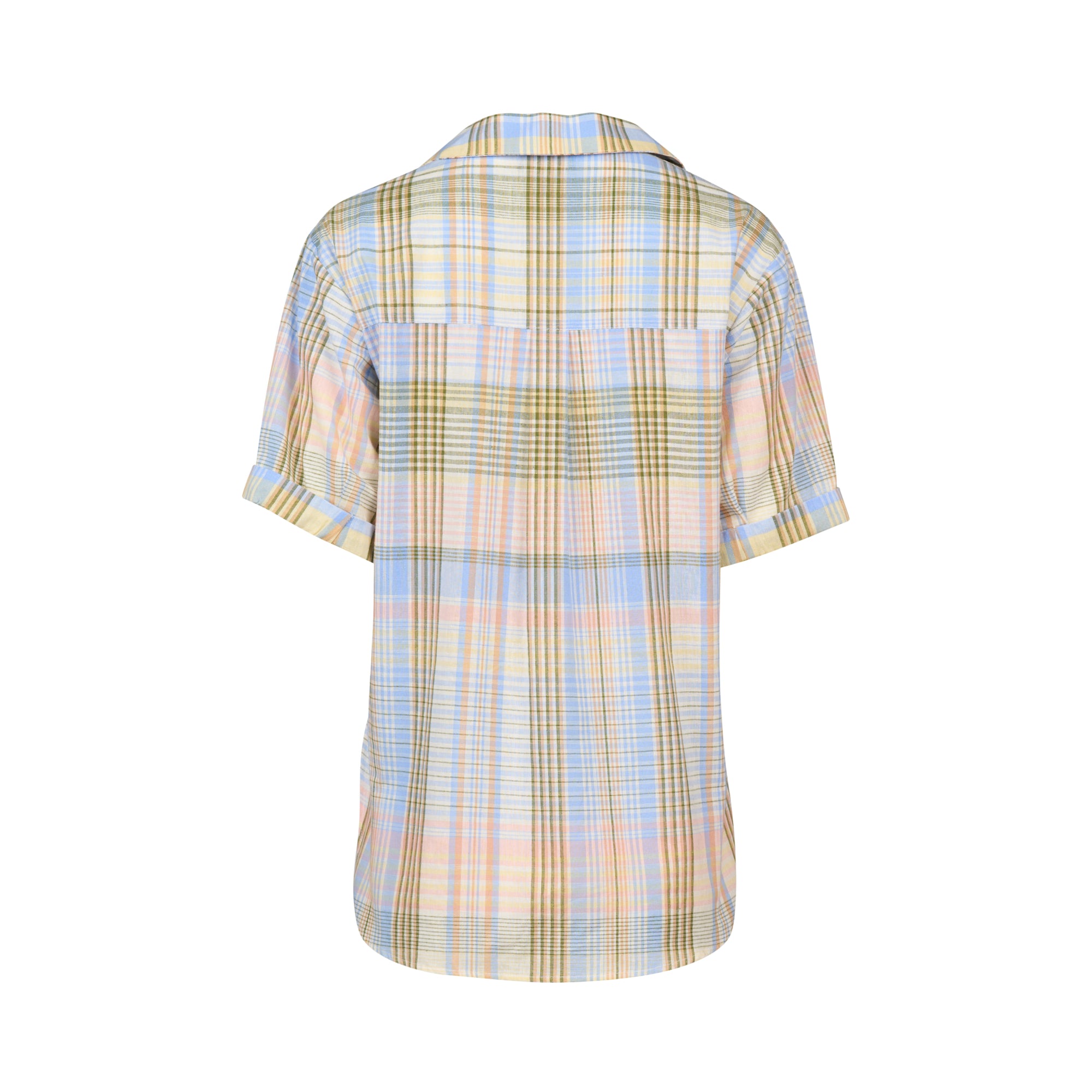 4463 Shirt - Blue Check - Vassalli