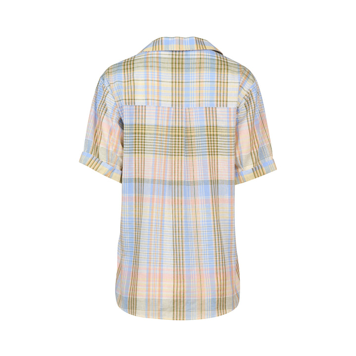4463 Shirt - Blue Check - Vassalli