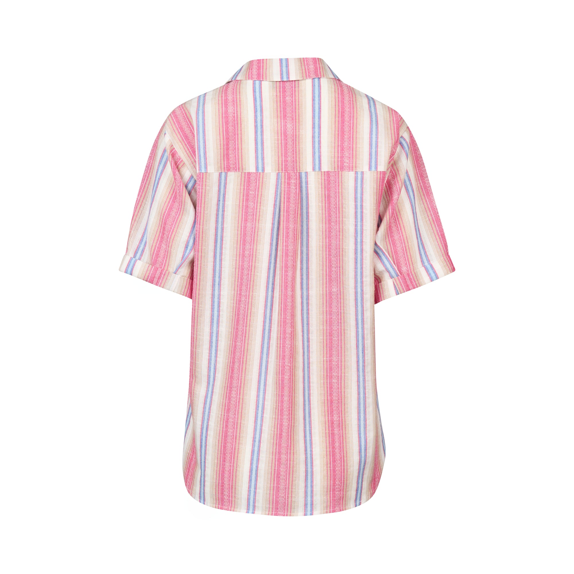4463 Shirt - Raspberry Stripe - Vassalli