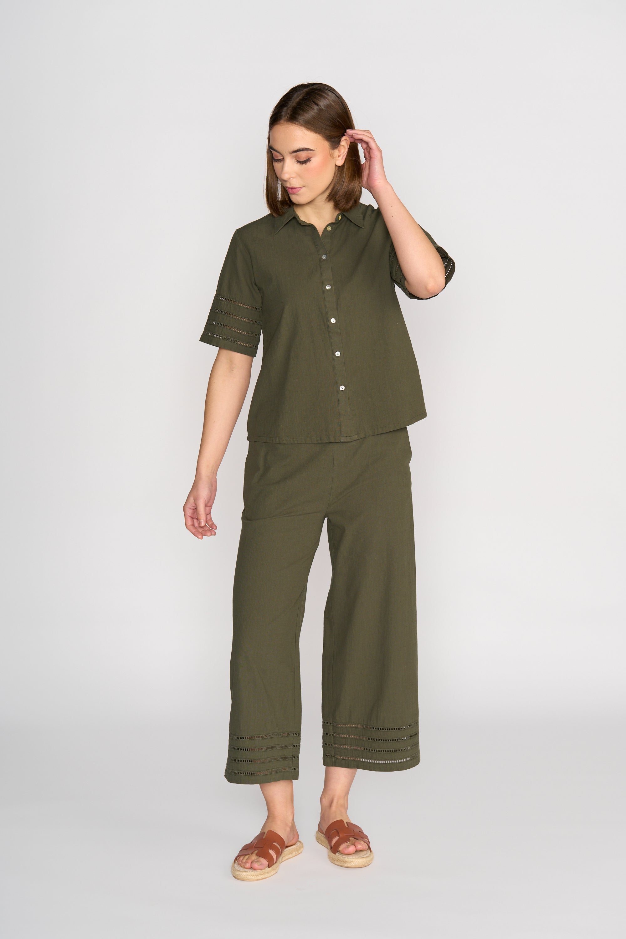 4483 Shirt - Olive - Vassalli