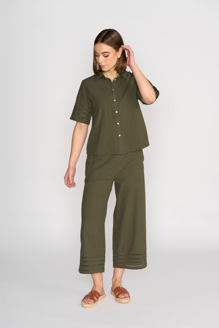 4483 Shirt - Olive - Vassalli
