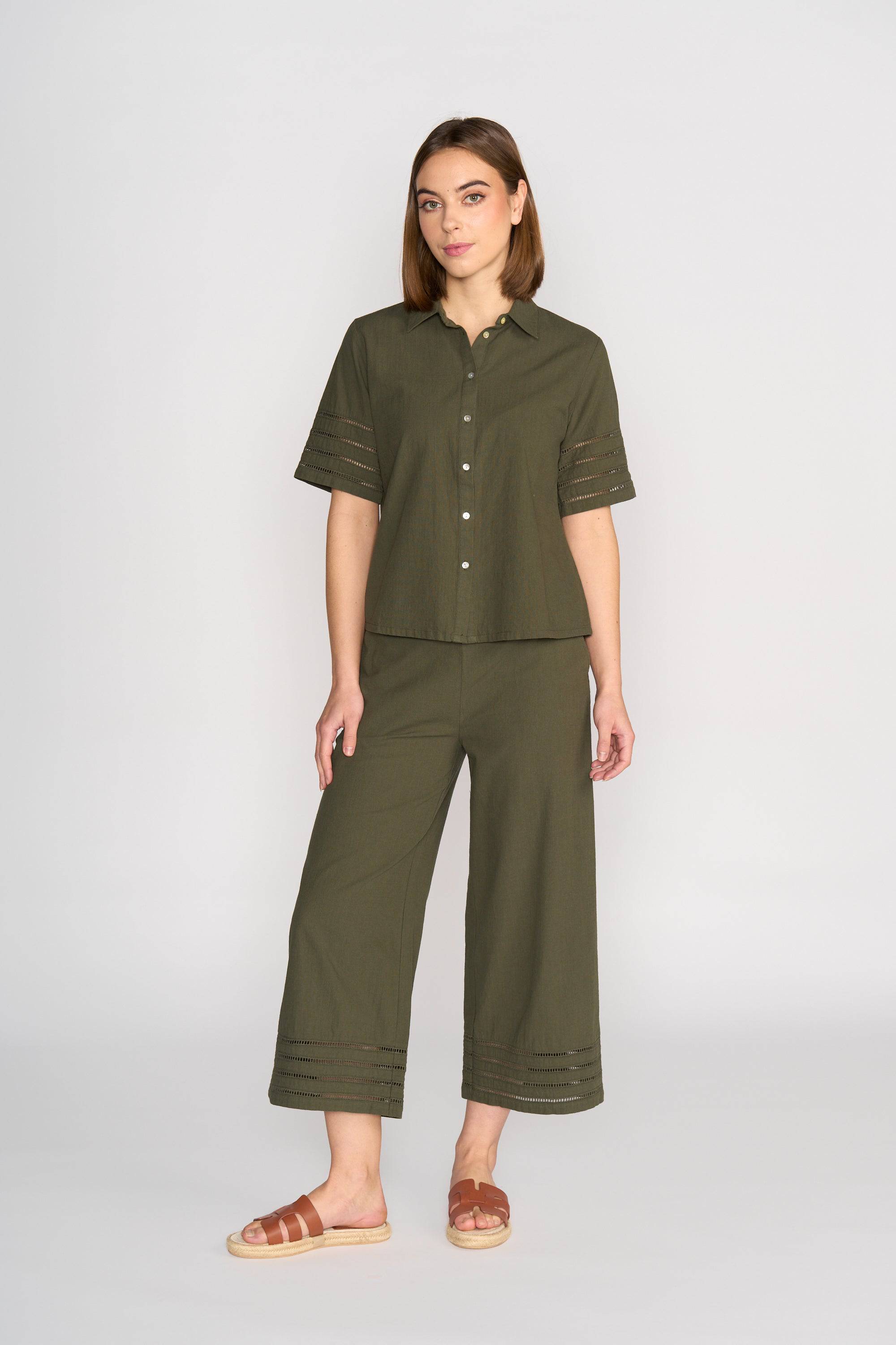 Button Up Shirt - Olive