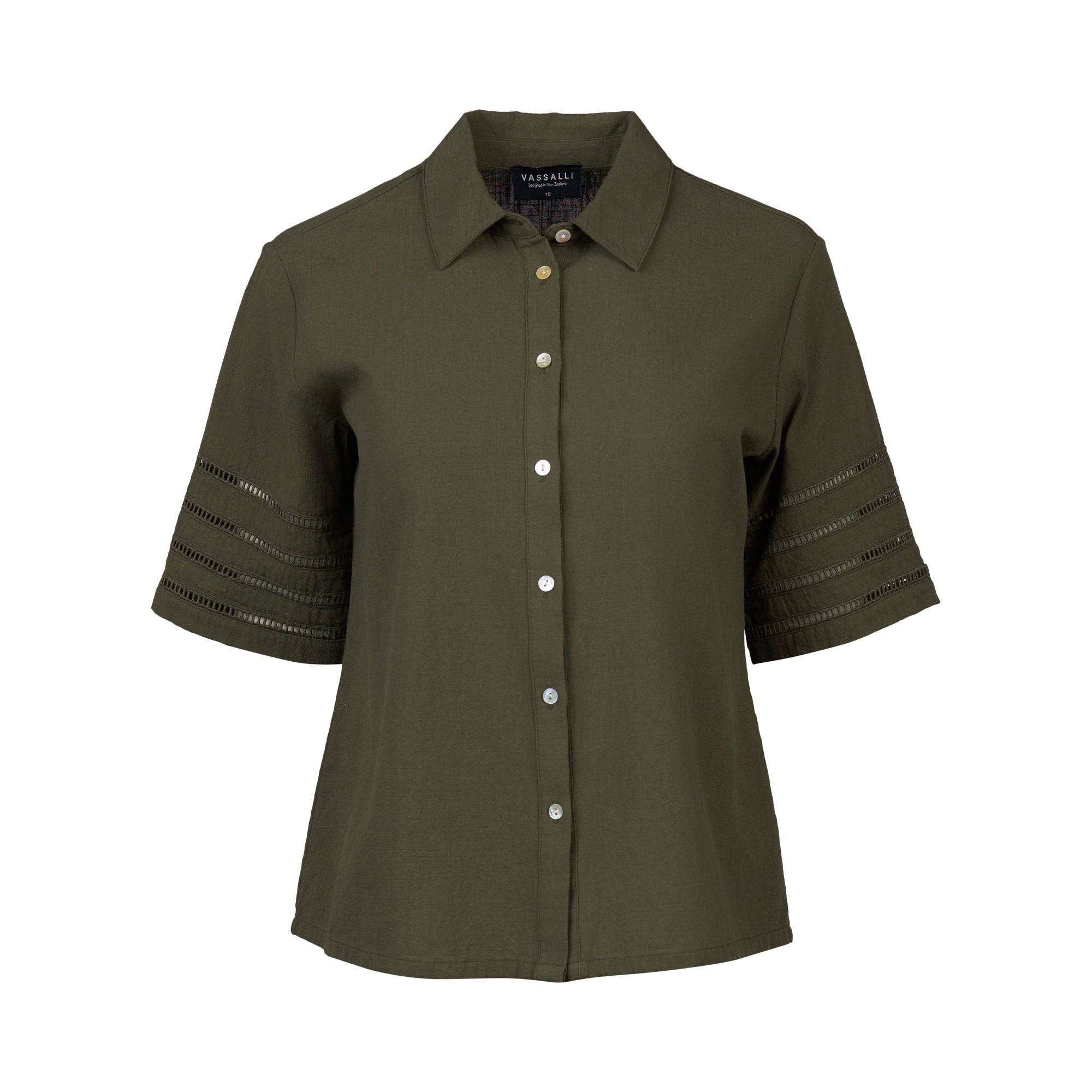 Button Up Shirt - Olive