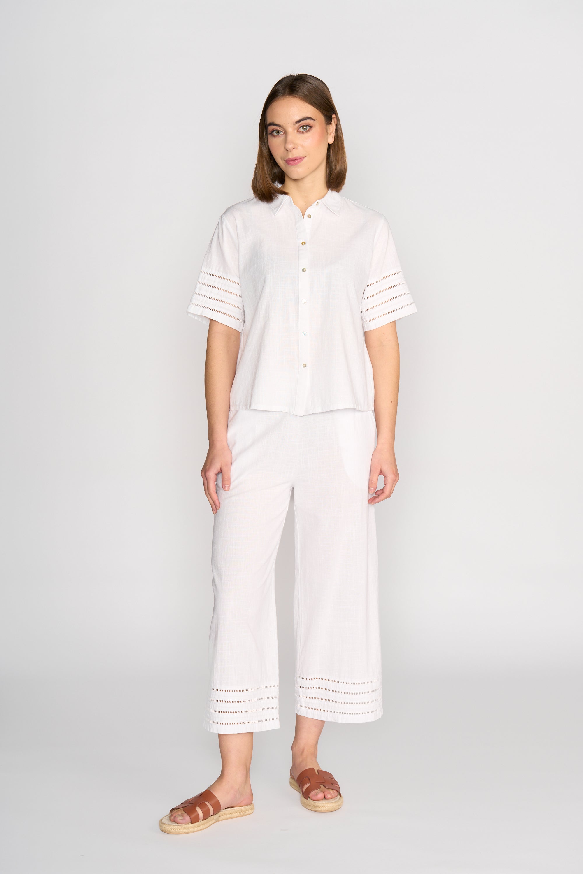 Button Up Shirt - White