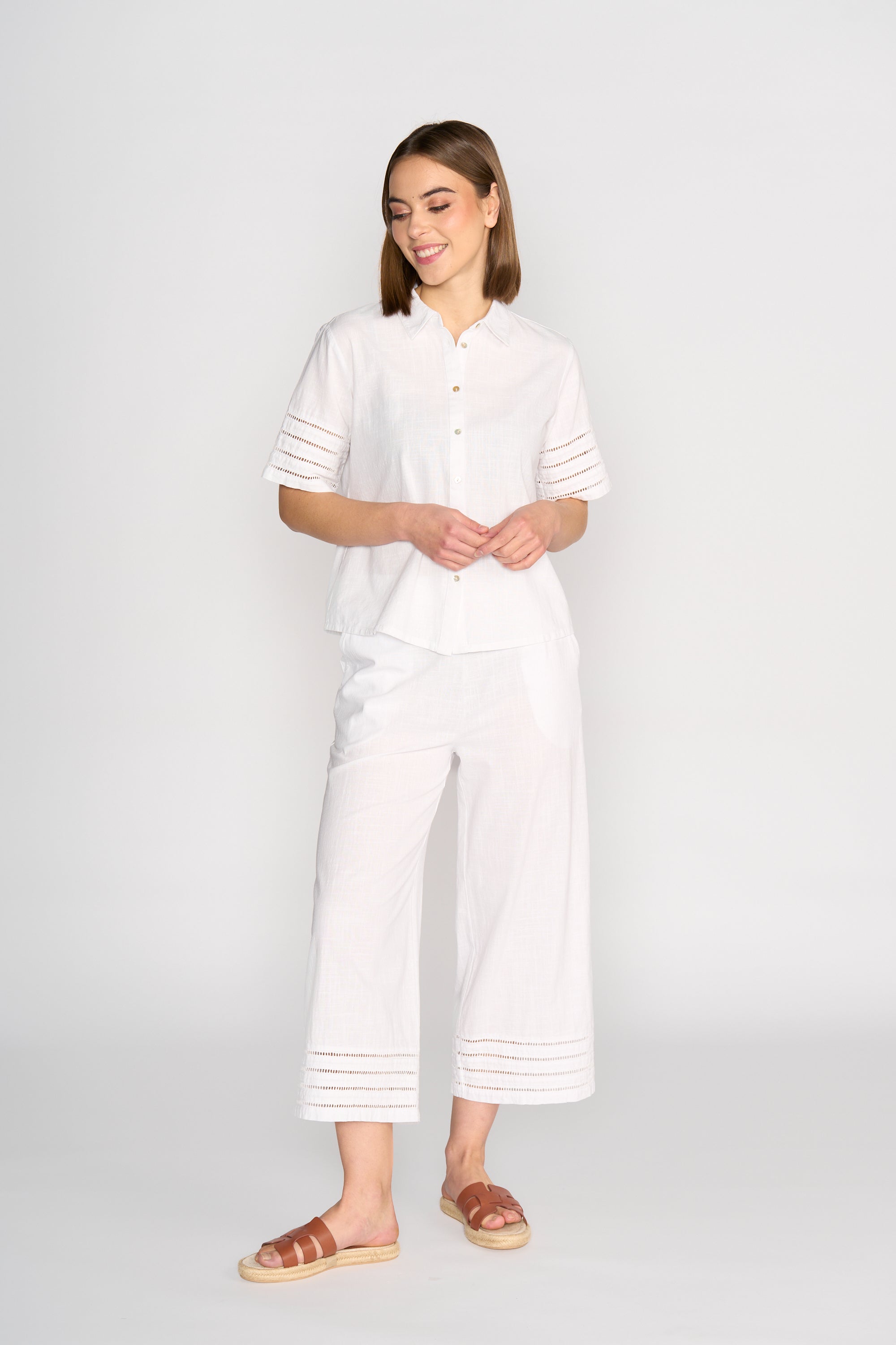 Button Up Shirt - White