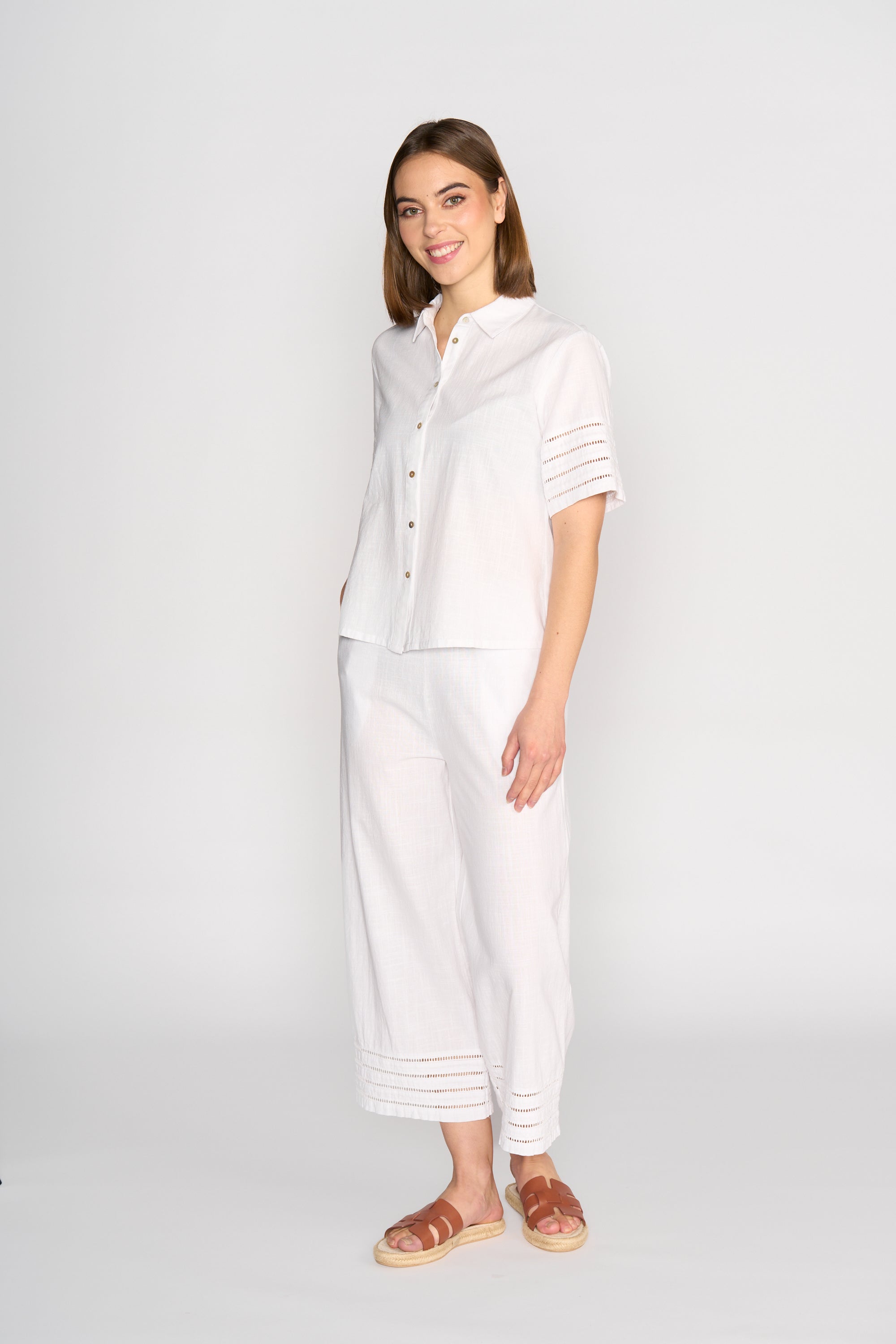 Button Up Shirt - White