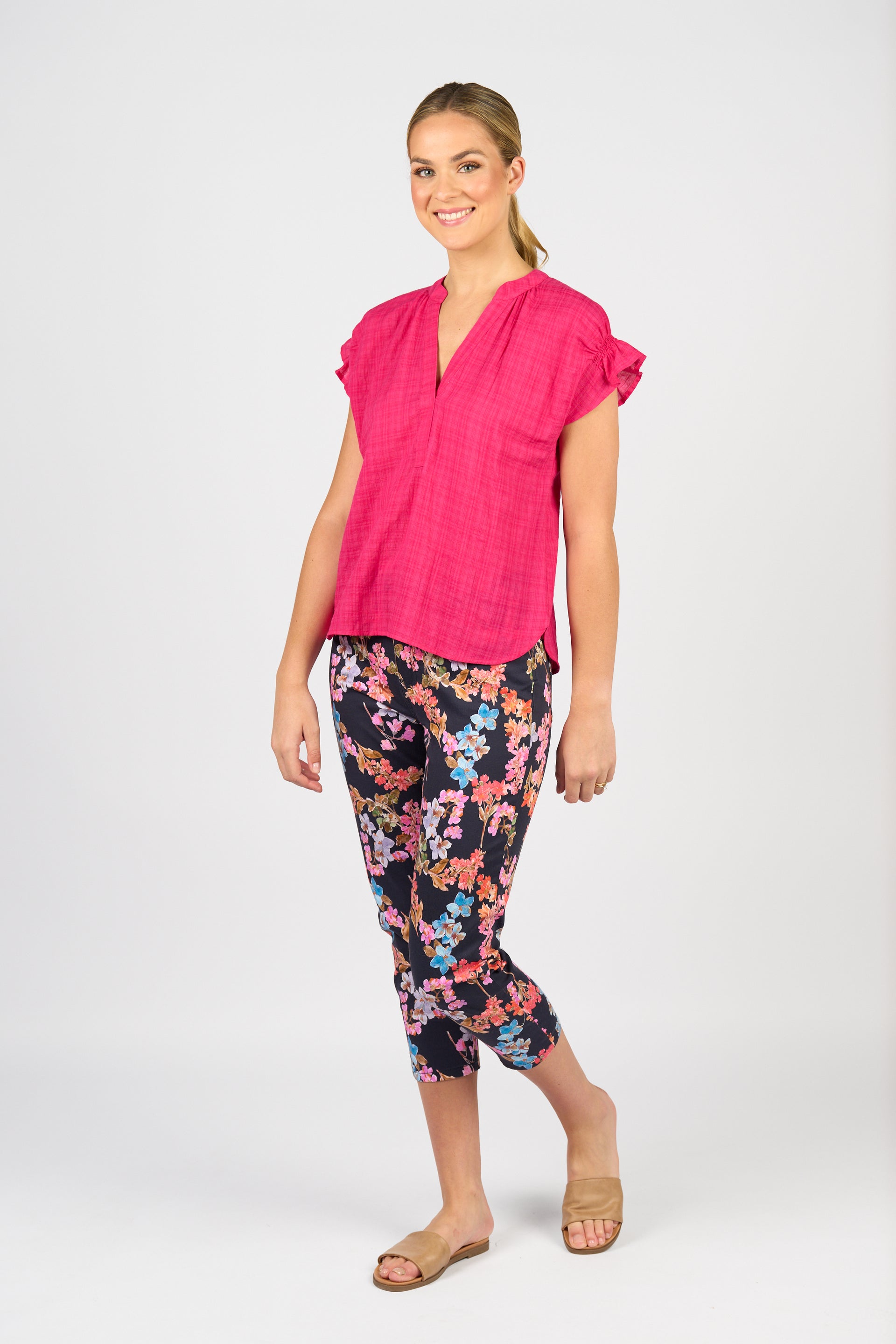 4486 Shirt - Cerise - Vassalli