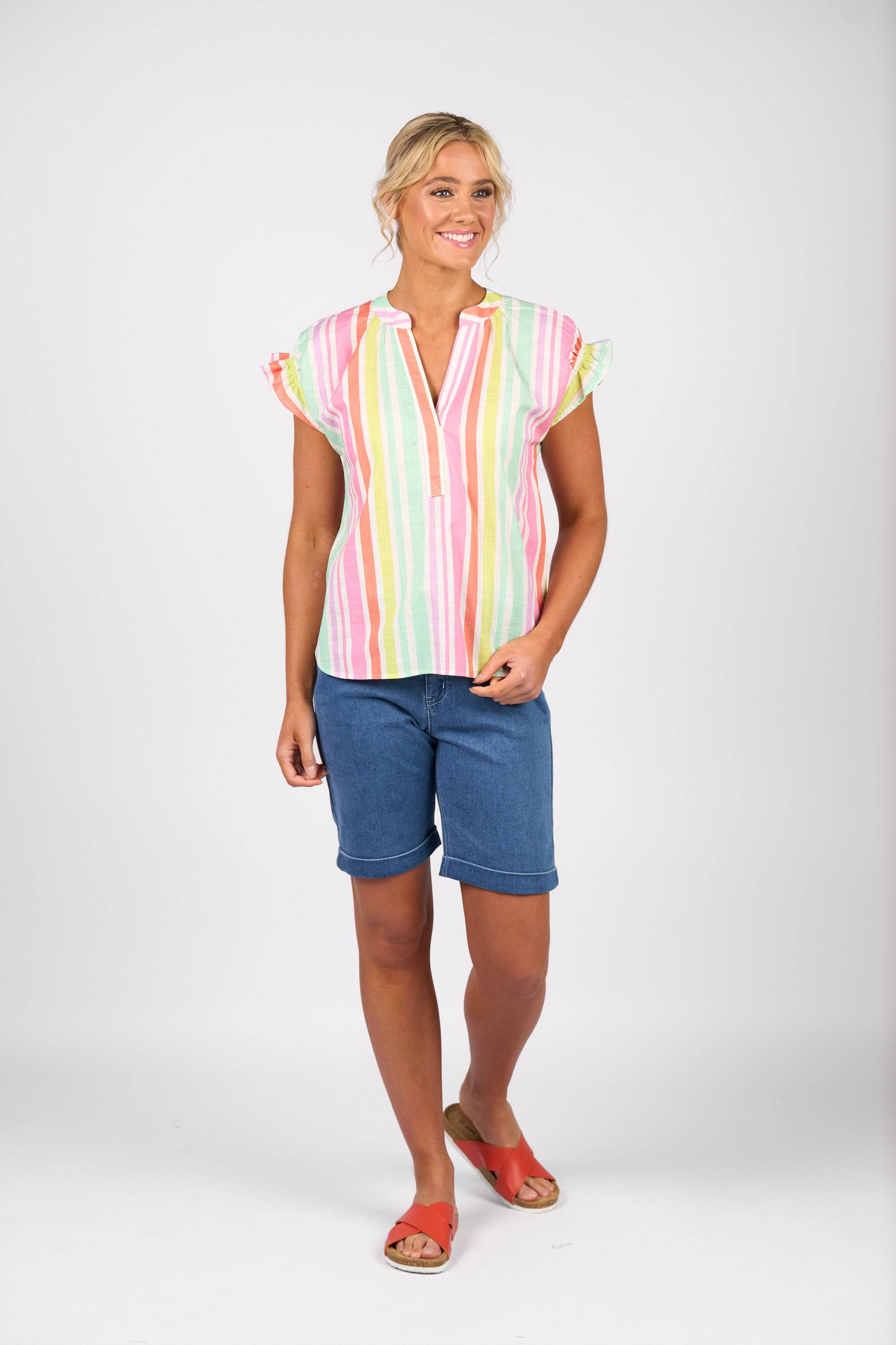 Drop Shoulder Shirt - Cabana