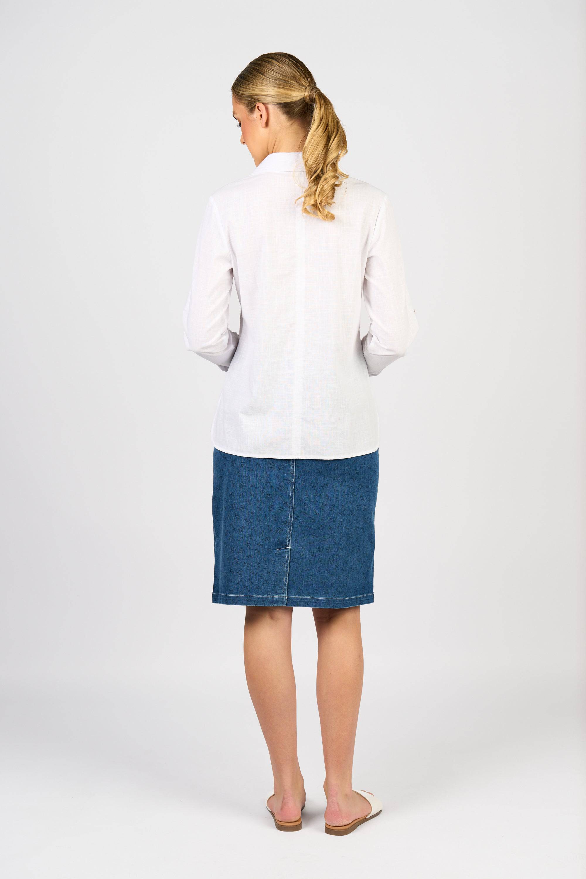 Button Up Shirt - White