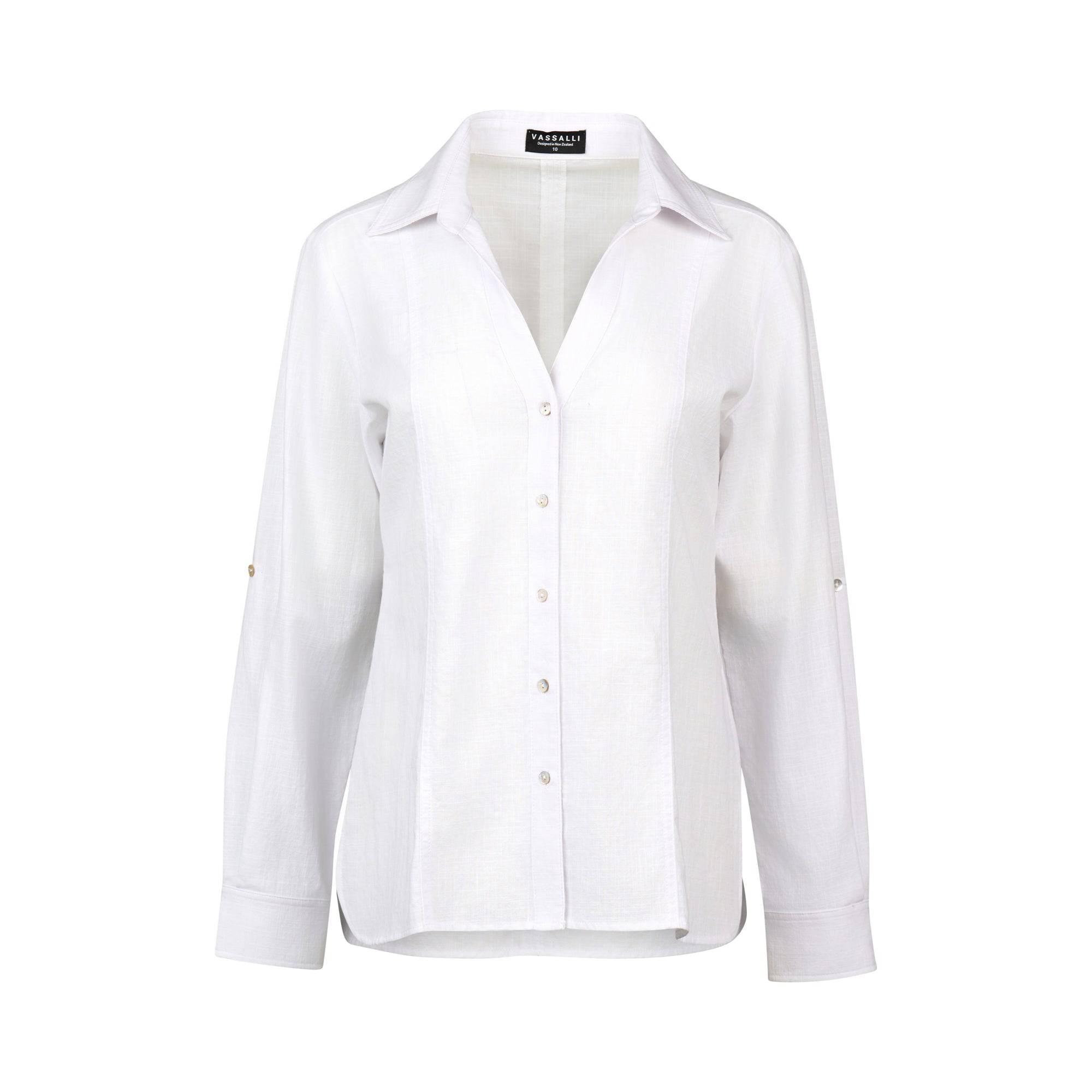 Button Up Shirt - White