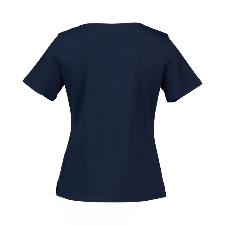4489 Boat Neck Top - Ink - Vassalli