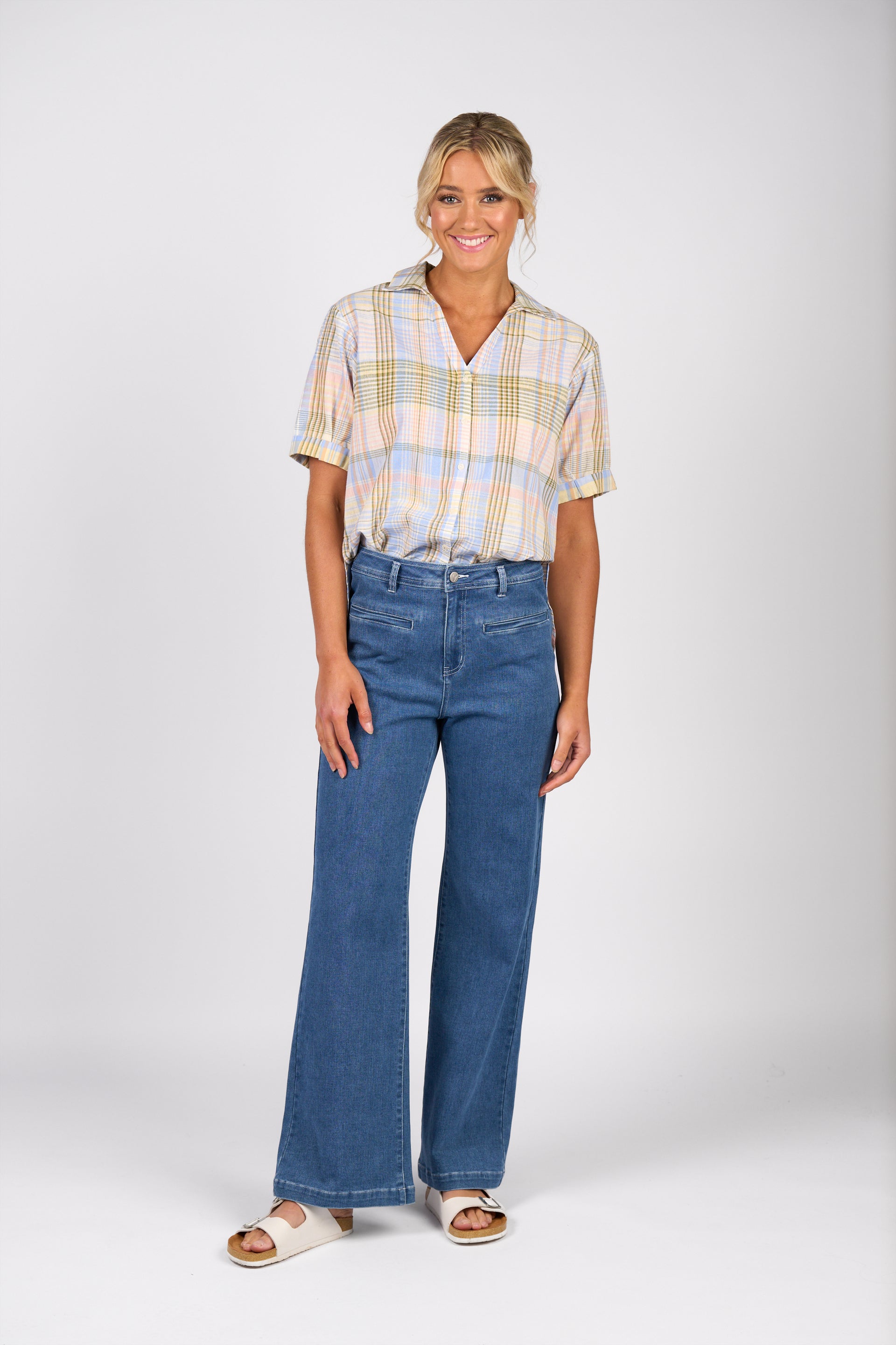 5015 Peace Jean - Blue Hue - Vassalli