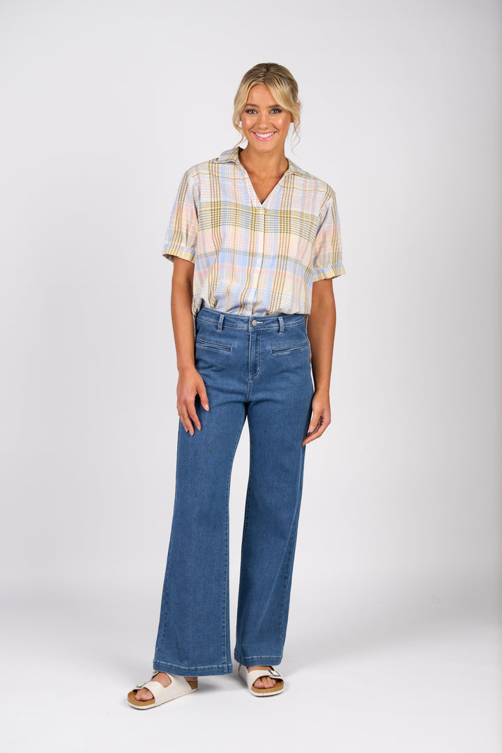 5015 Peace Jean - Blue Hue - Vassalli