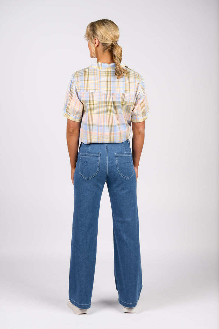 5015 Peace Jean - Blue Hue - Vassalli