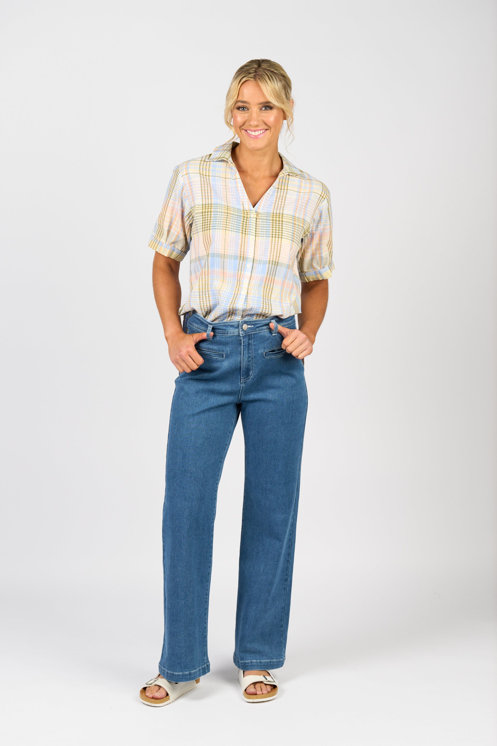 5015 Peace Jean - Blue Hue - Vassalli