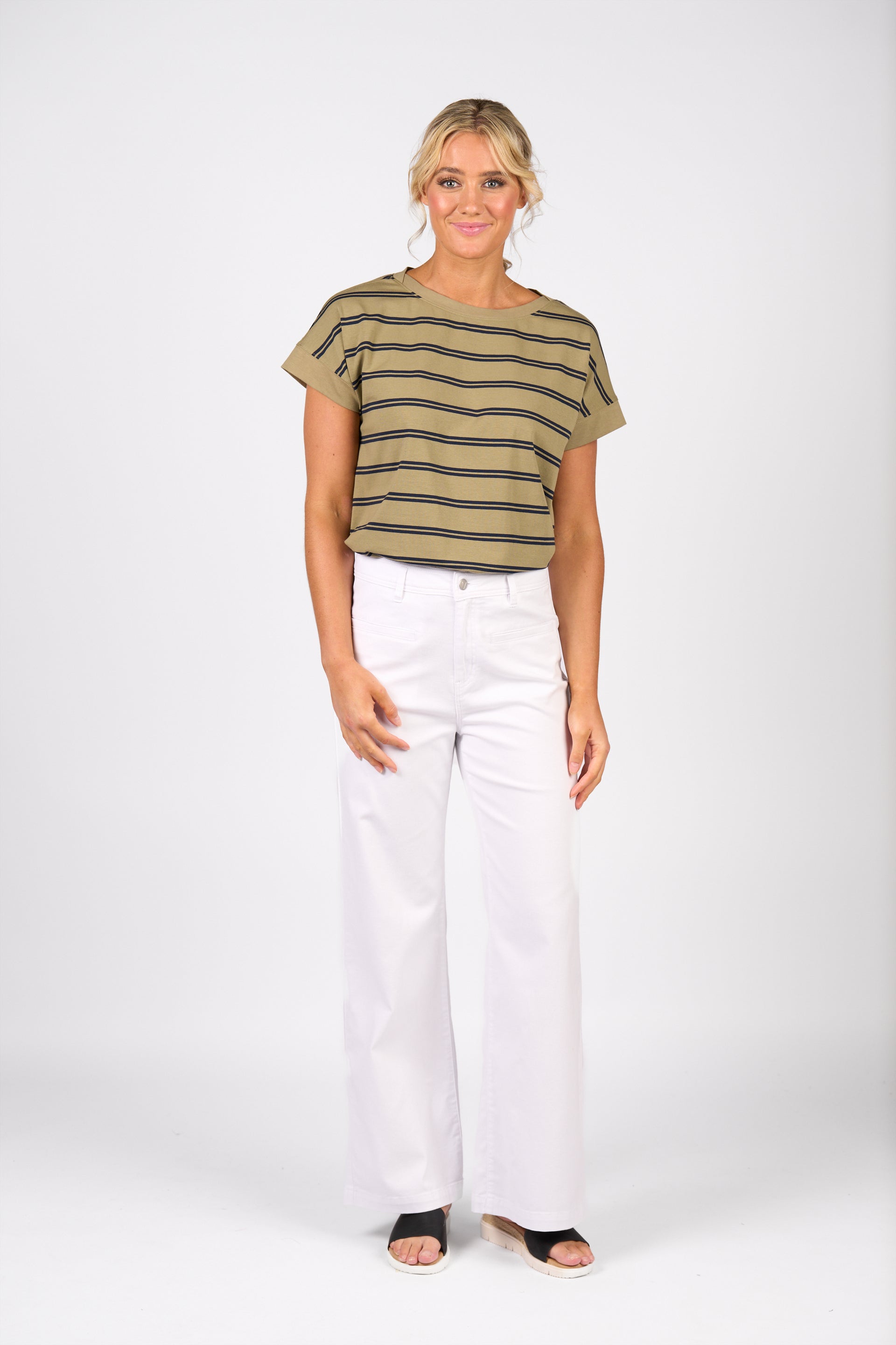5015 Peace Jean - White Denim - Vassalli