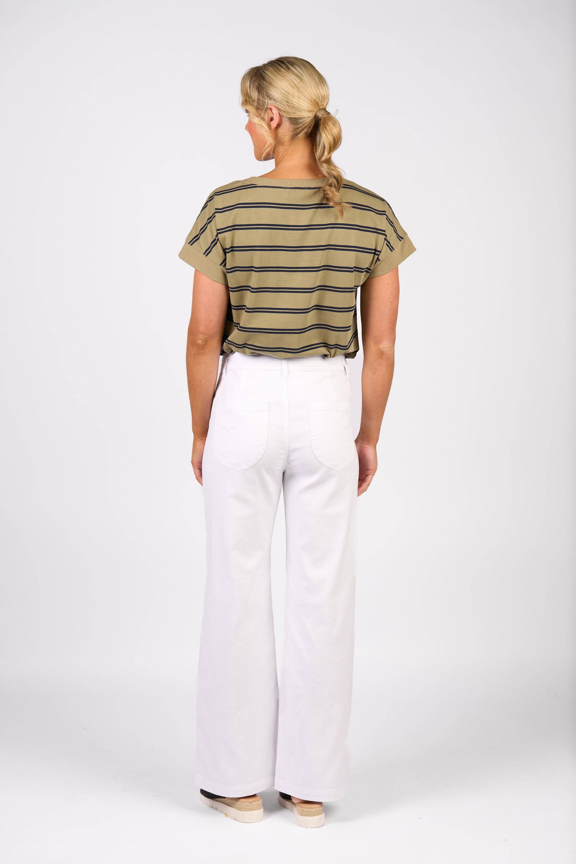 5015 Peace Jean - White Denim - Vassalli