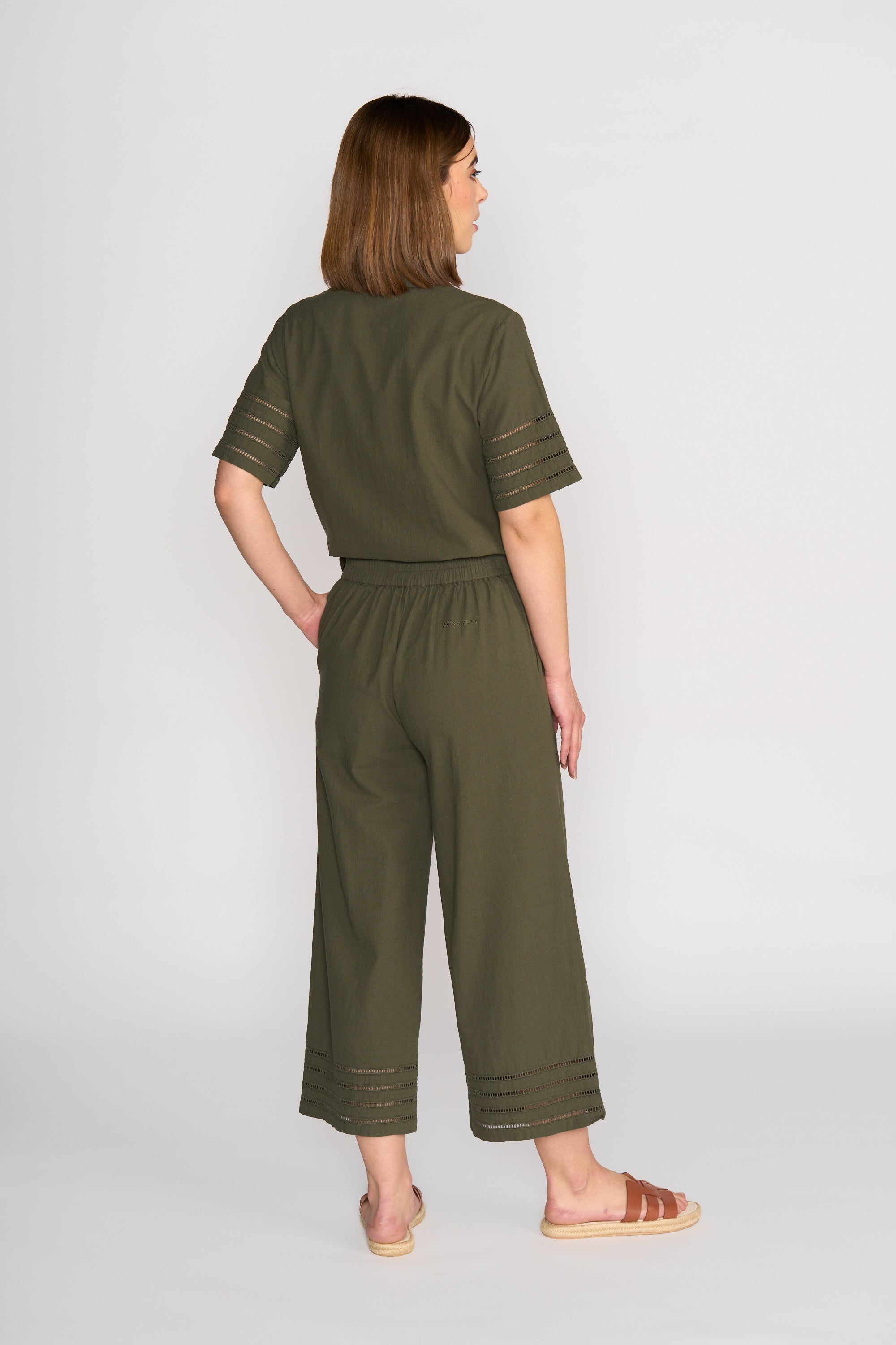 5032 7/8 Pants - Olive - Vassalli