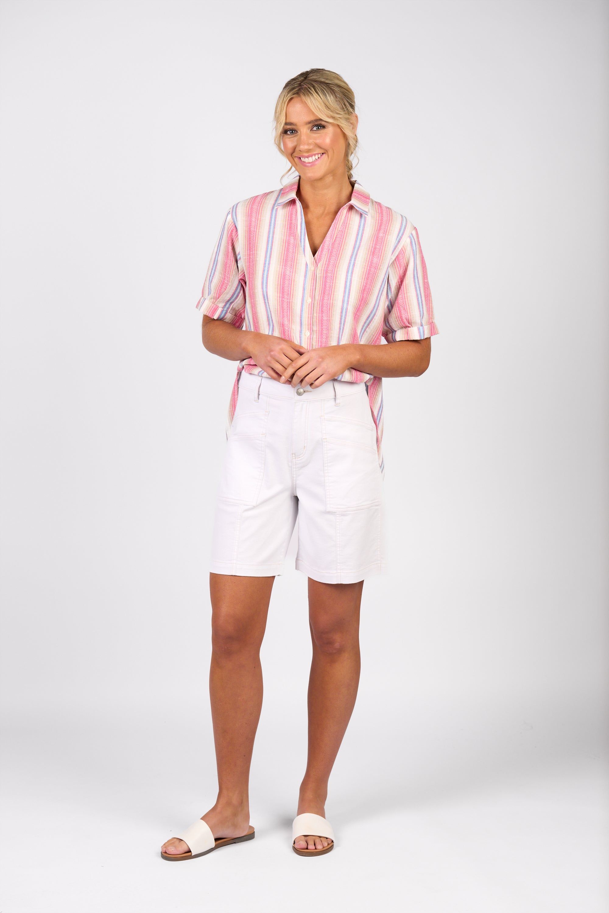 5033 Shorts - White Denim - Vassalli