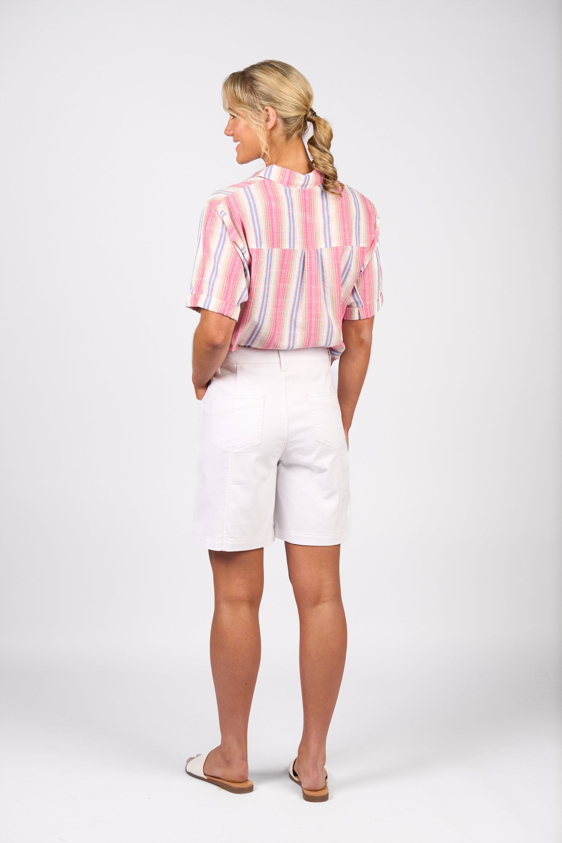 5033 Shorts - White Denim - Vassalli