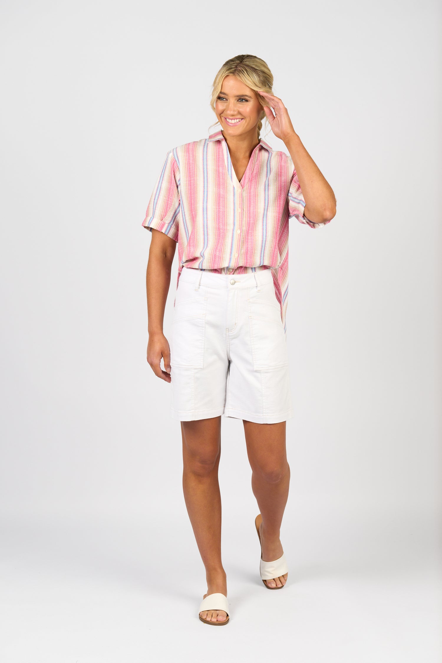 5033 Shorts - White Denim - Vassalli