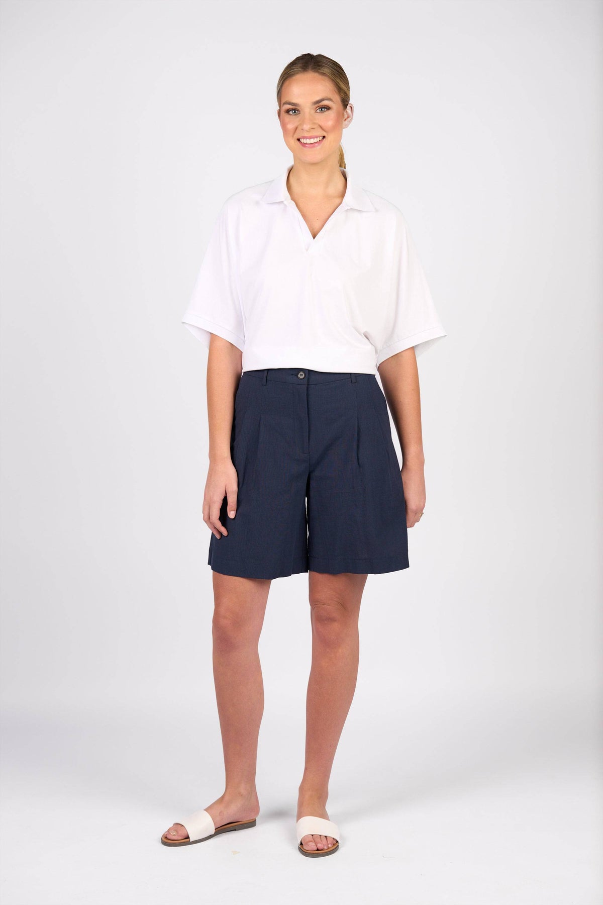 Wide Leg Short - Ink