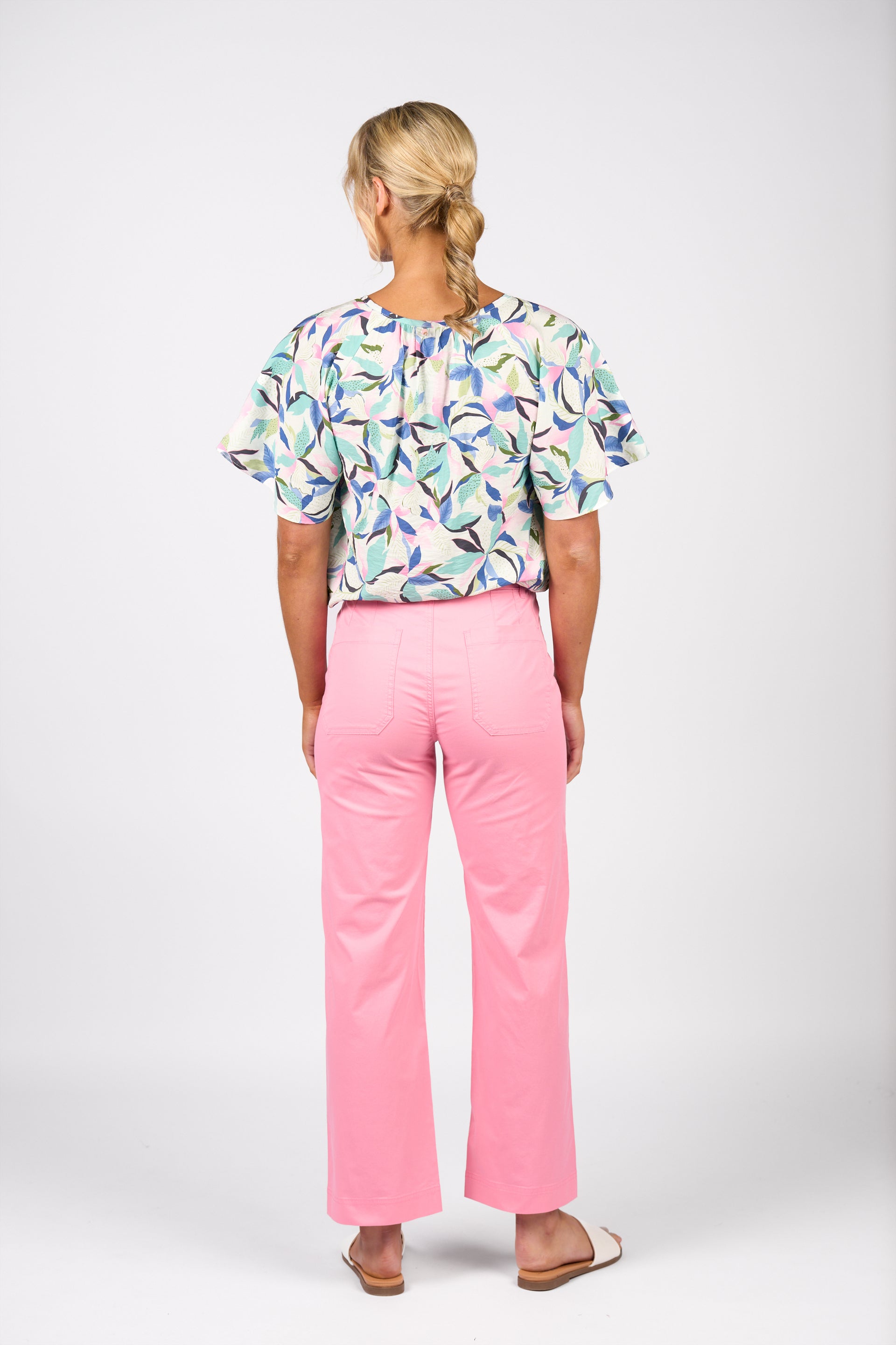 5039 Wide Leg Jean - Jam - Vassalli