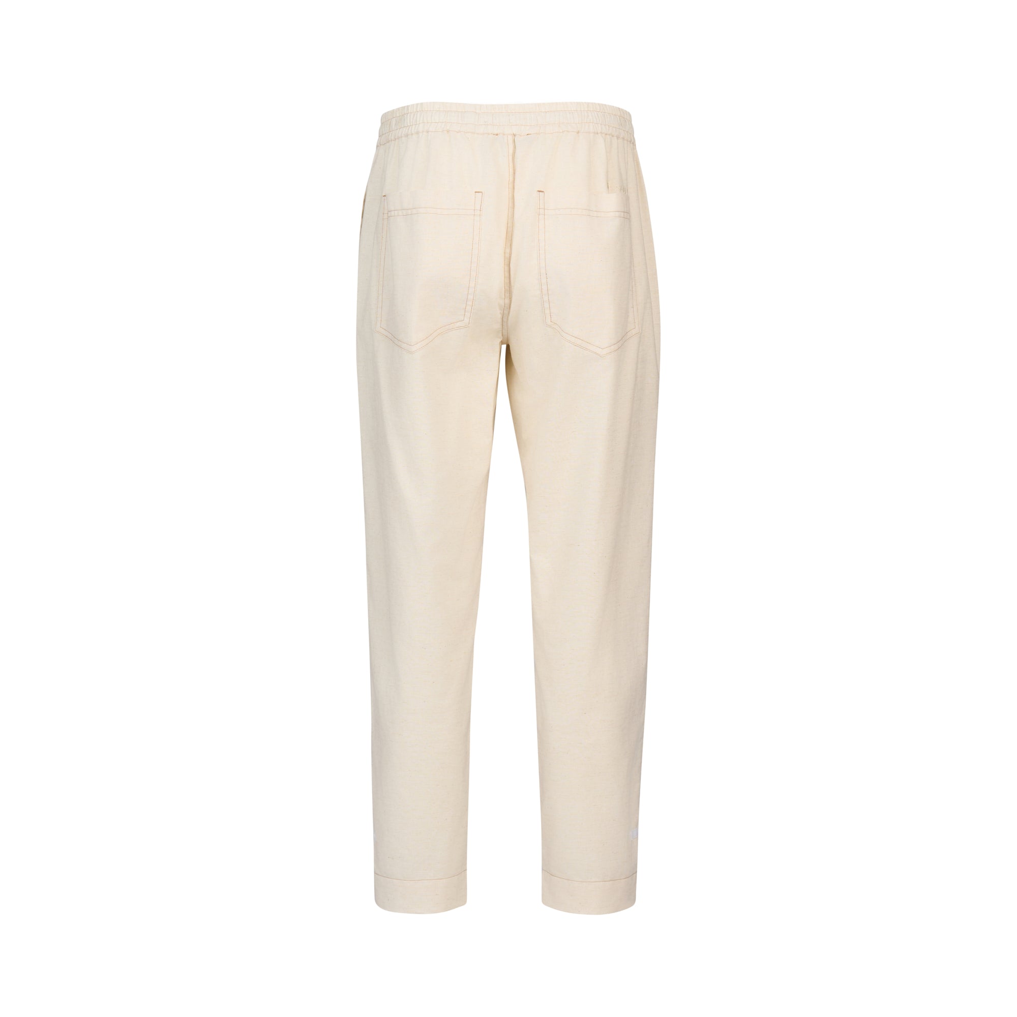 5040 Ankle Grazer Pant - Natural - Vassalli