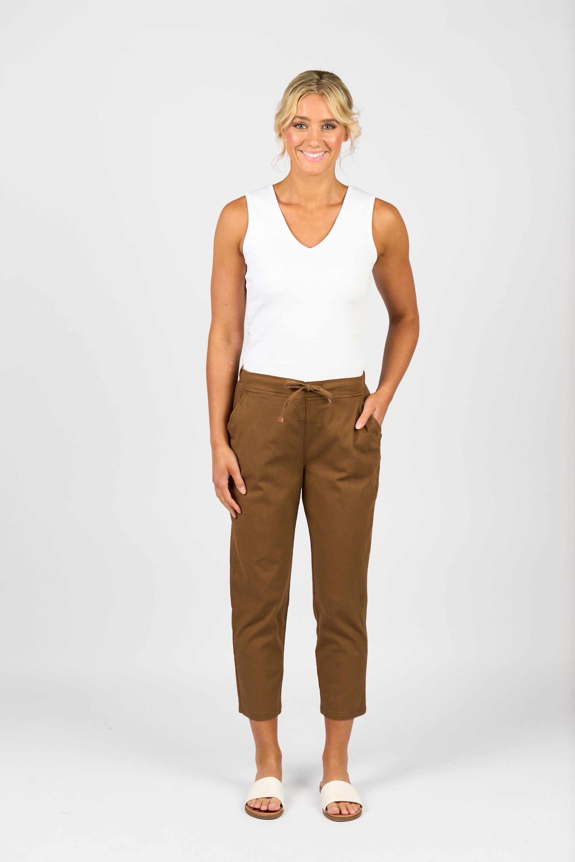 5790 7/8 Pant - Pecan - Vassalli