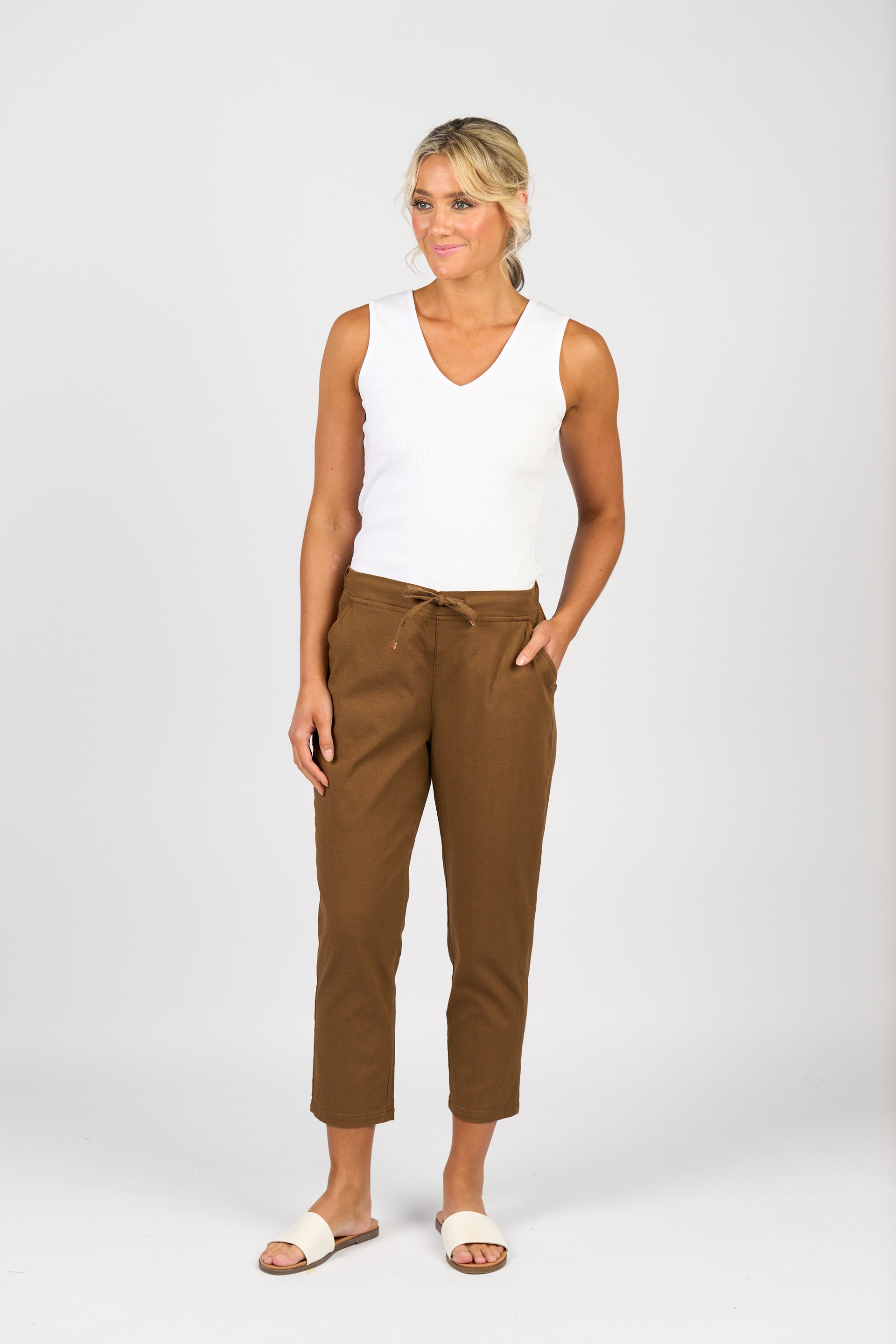5790 7/8 Pant - Pecan - Vassalli