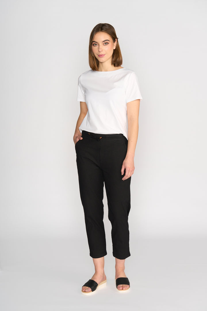 5791A 7/8 Pants - Black - Vassalli