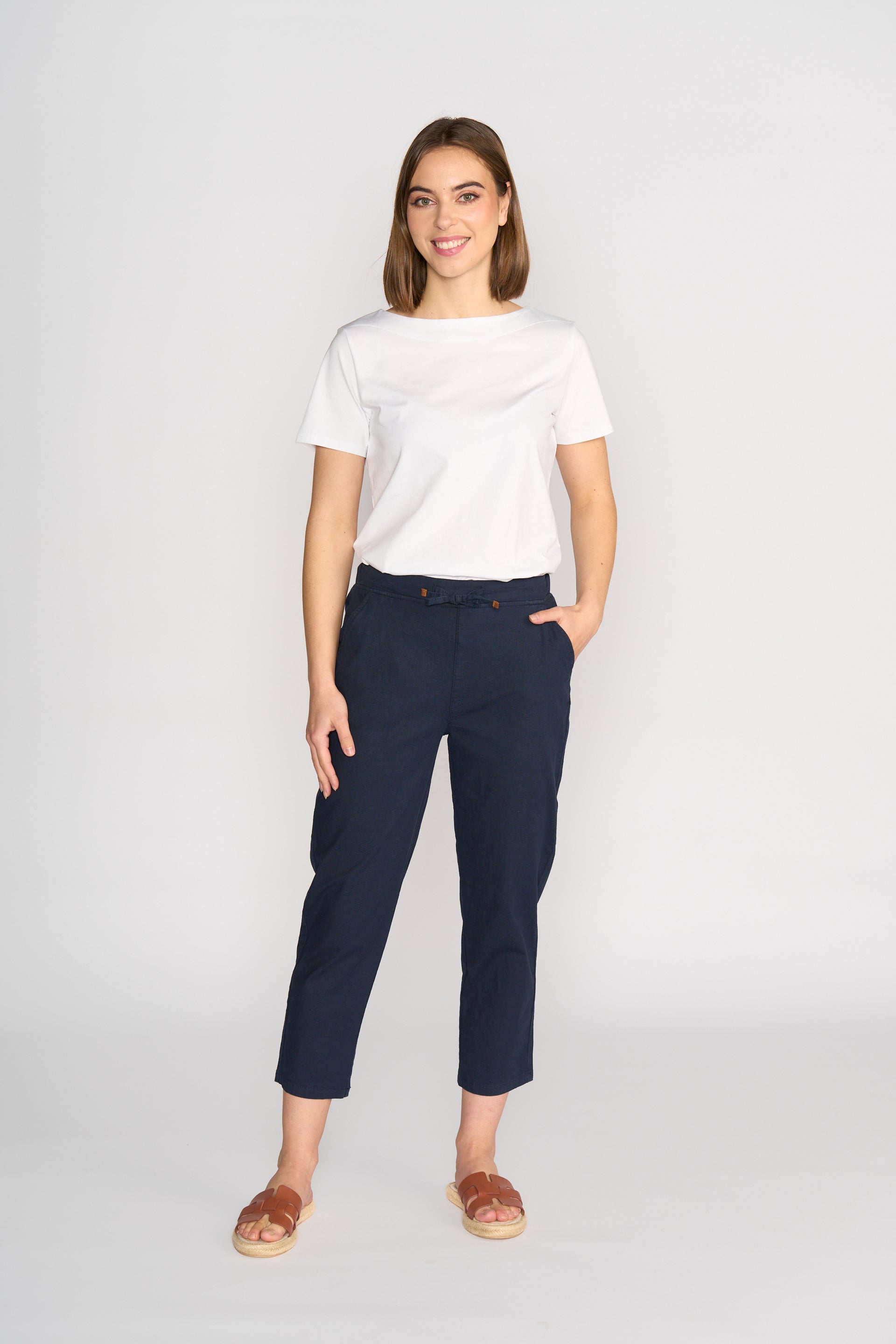 5791A 7/8 Pants - Ink - Vassalli