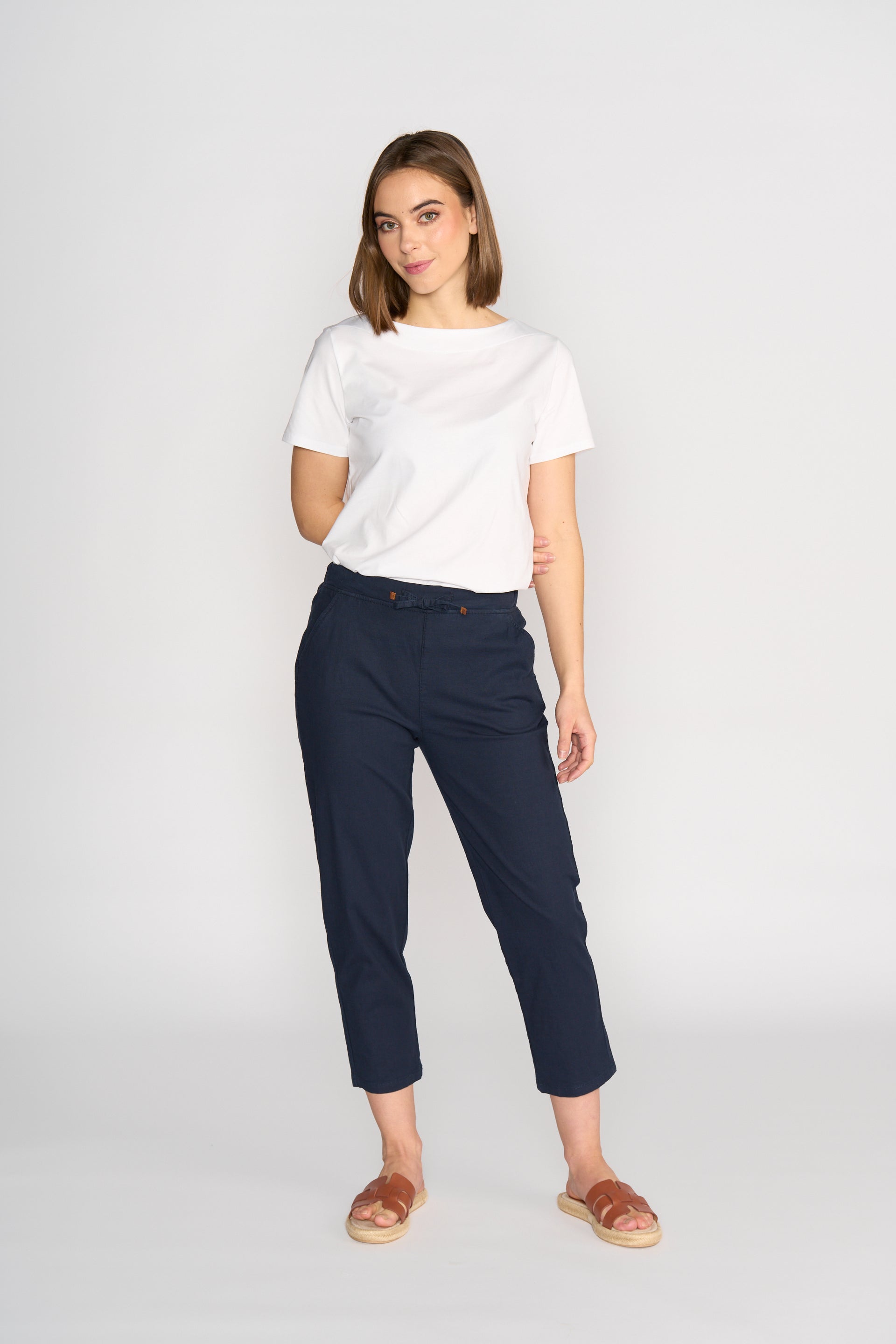 5791A 7/8 Pants - Ink - Vassalli