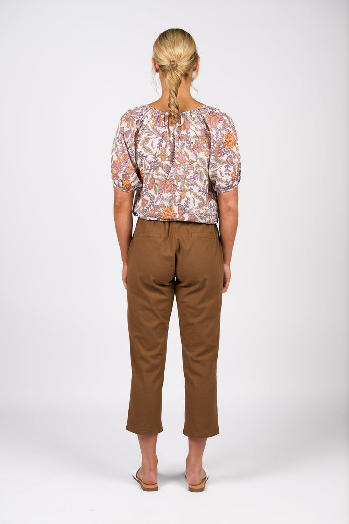 5791A 7/8 Pants - Pecan - Vassalli