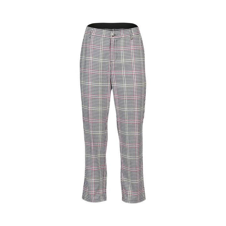 5963A Ankle Grazer Pant - Multi Check - Vassalli