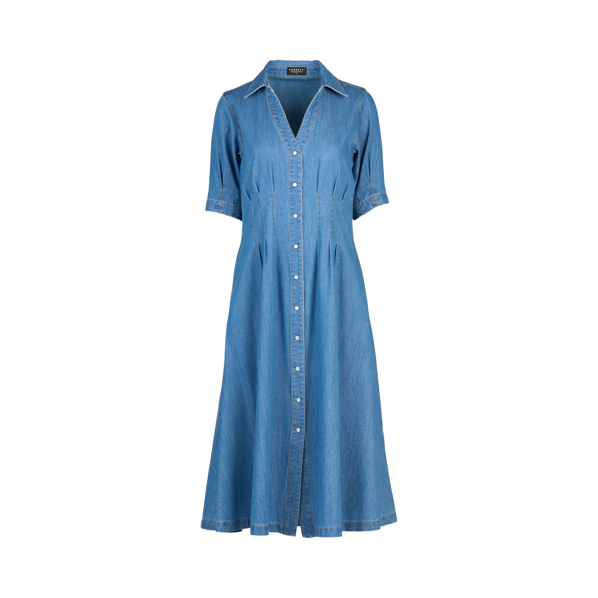 6114 Dress - Mid Wash - Vassalli