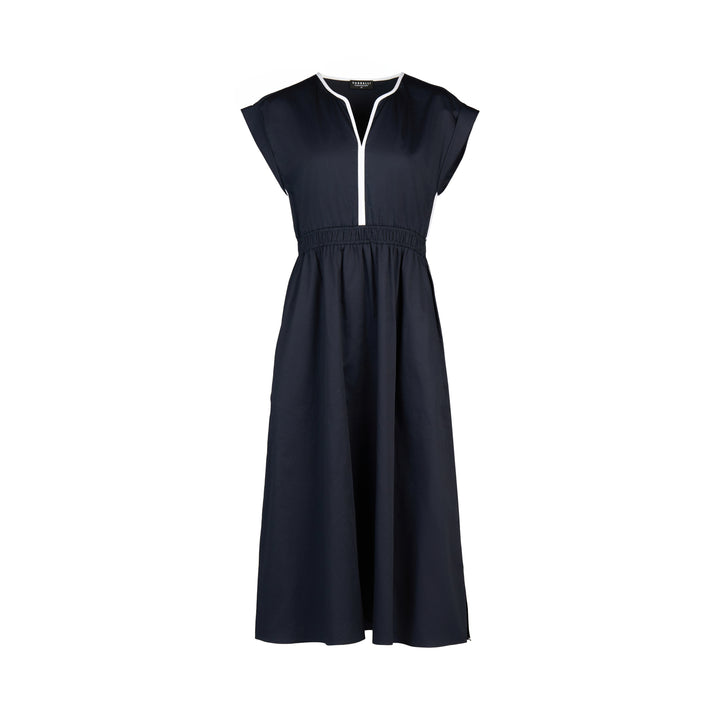 6118 Dress - Ink/White - Vassalli
