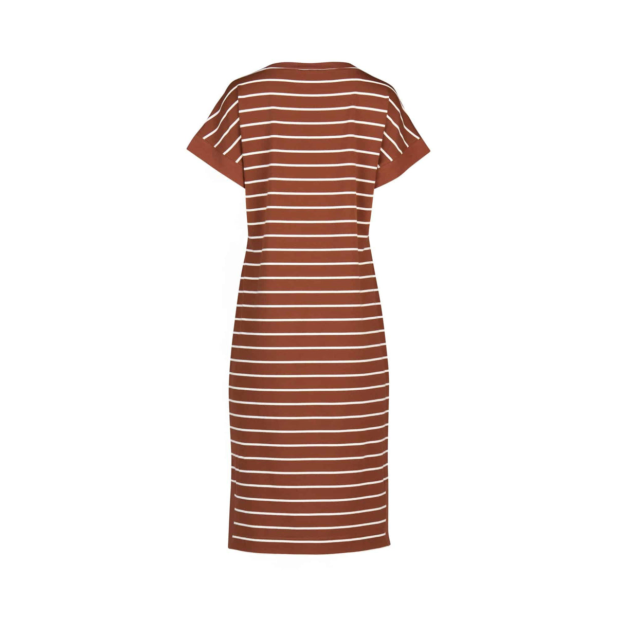 T-Shirt Dress - Pecan Stripe
