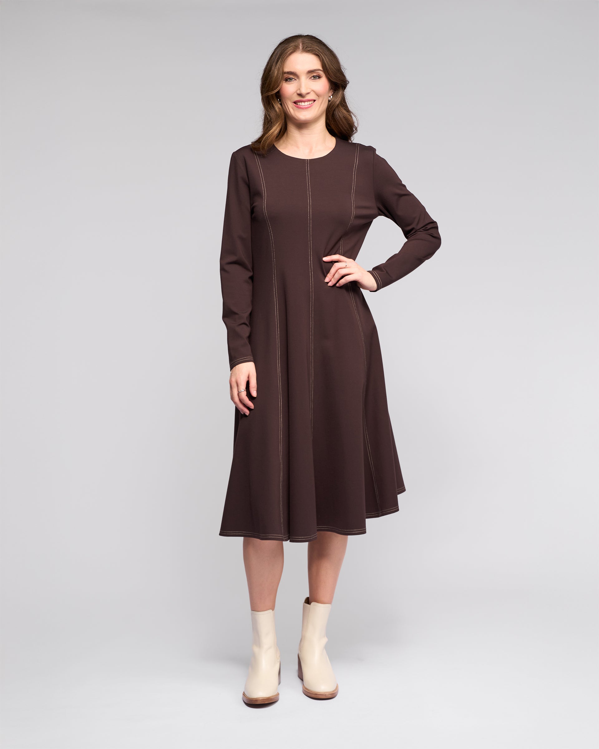 Miner Dress - Chocolate
