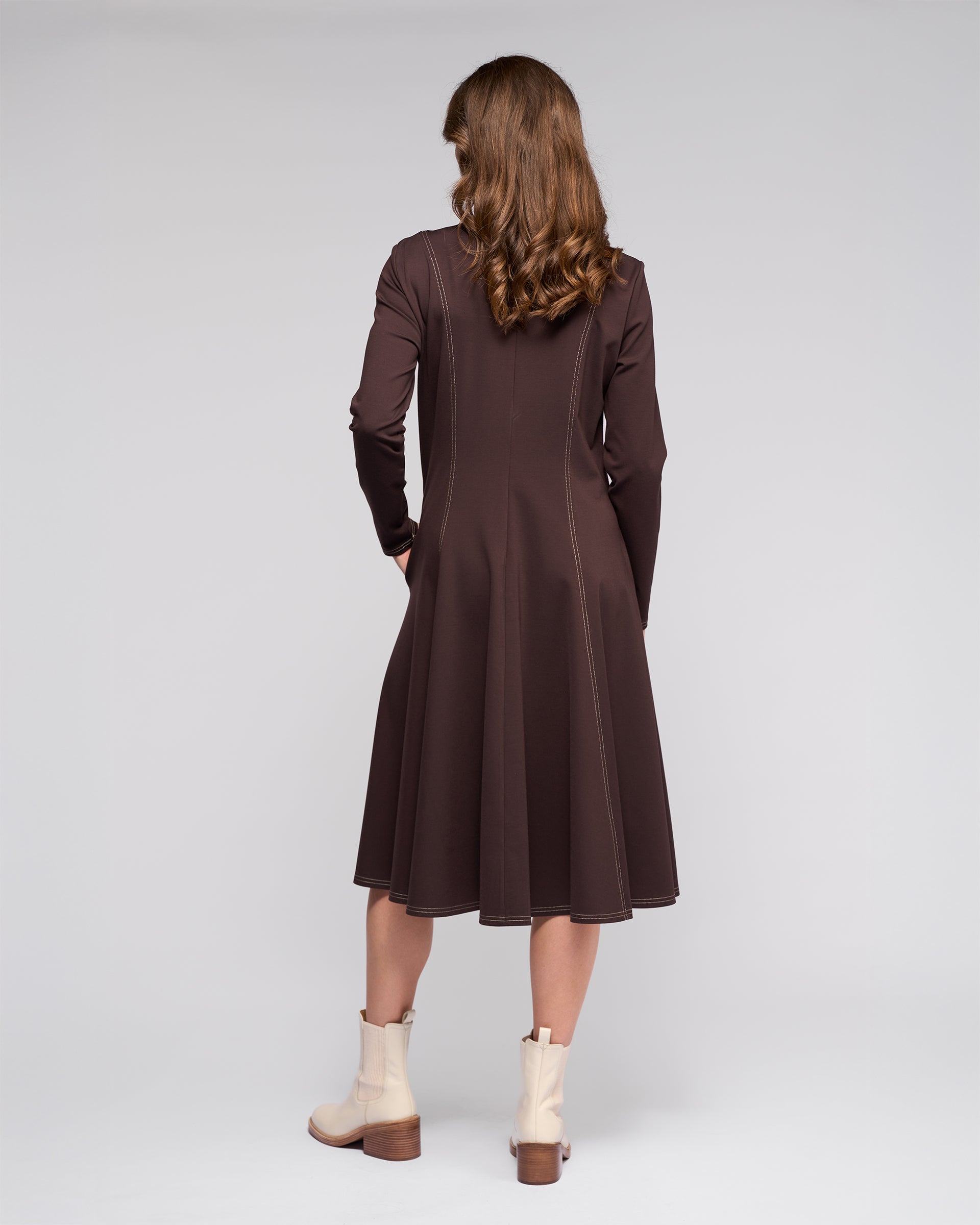 Miner Dress - Chocolate