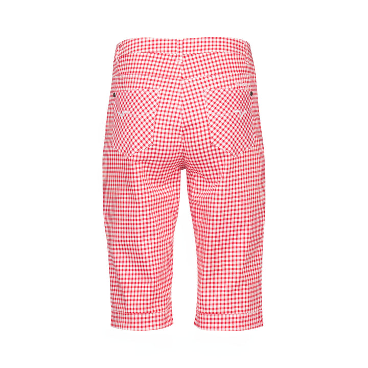 H1001ALW Lightweight Shorts - Red Gingham - Vassalli