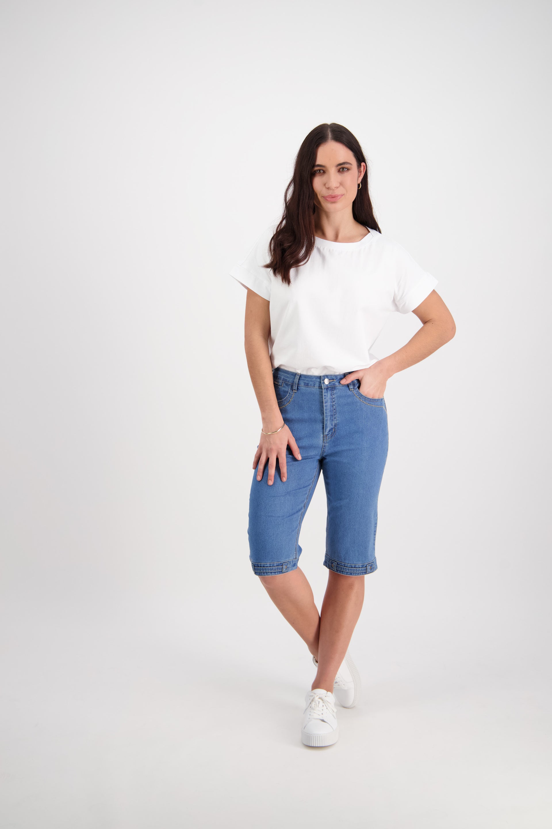 H1001CS Shorts - Light Denim - Vassalli