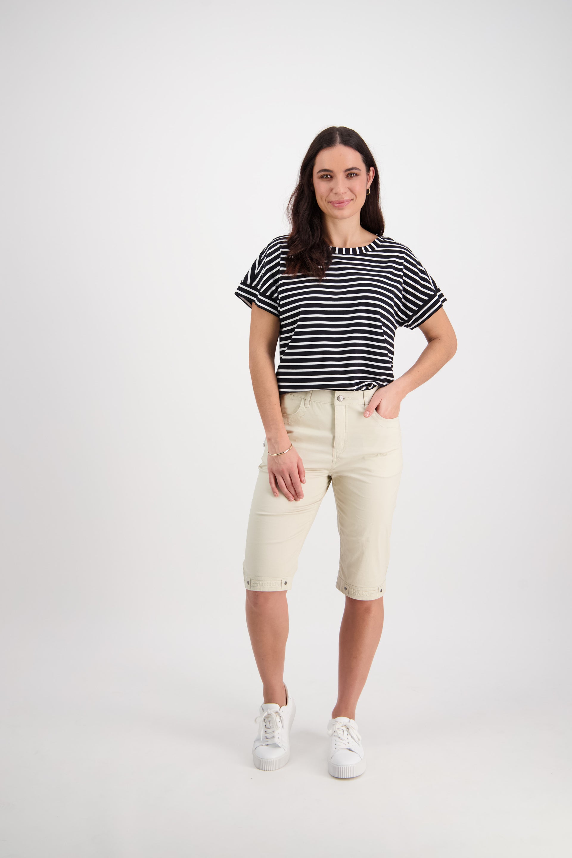 H1001P Poplin Shorts - Sand - Vassalli