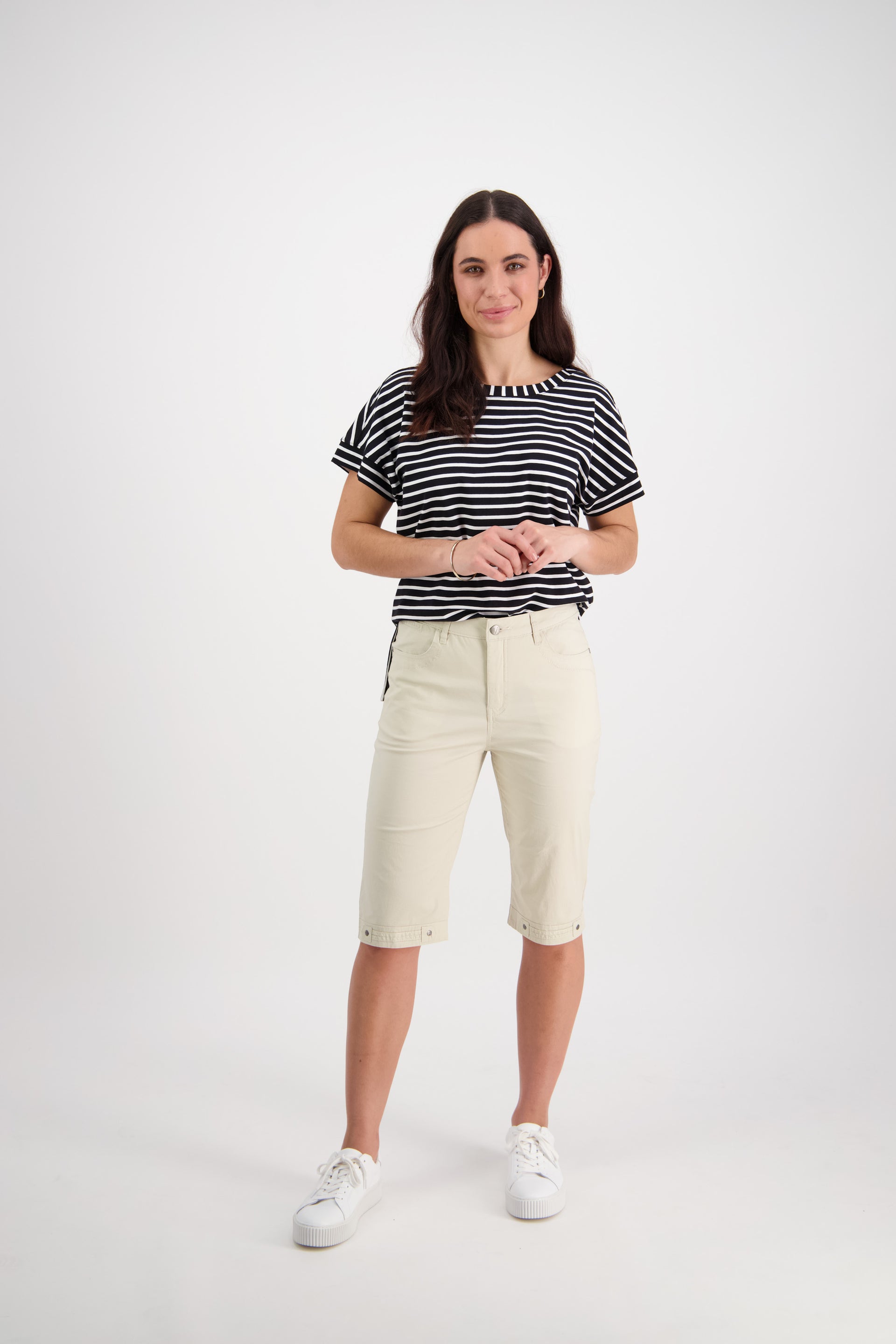 H1001P Poplin Shorts - Sand - Vassalli