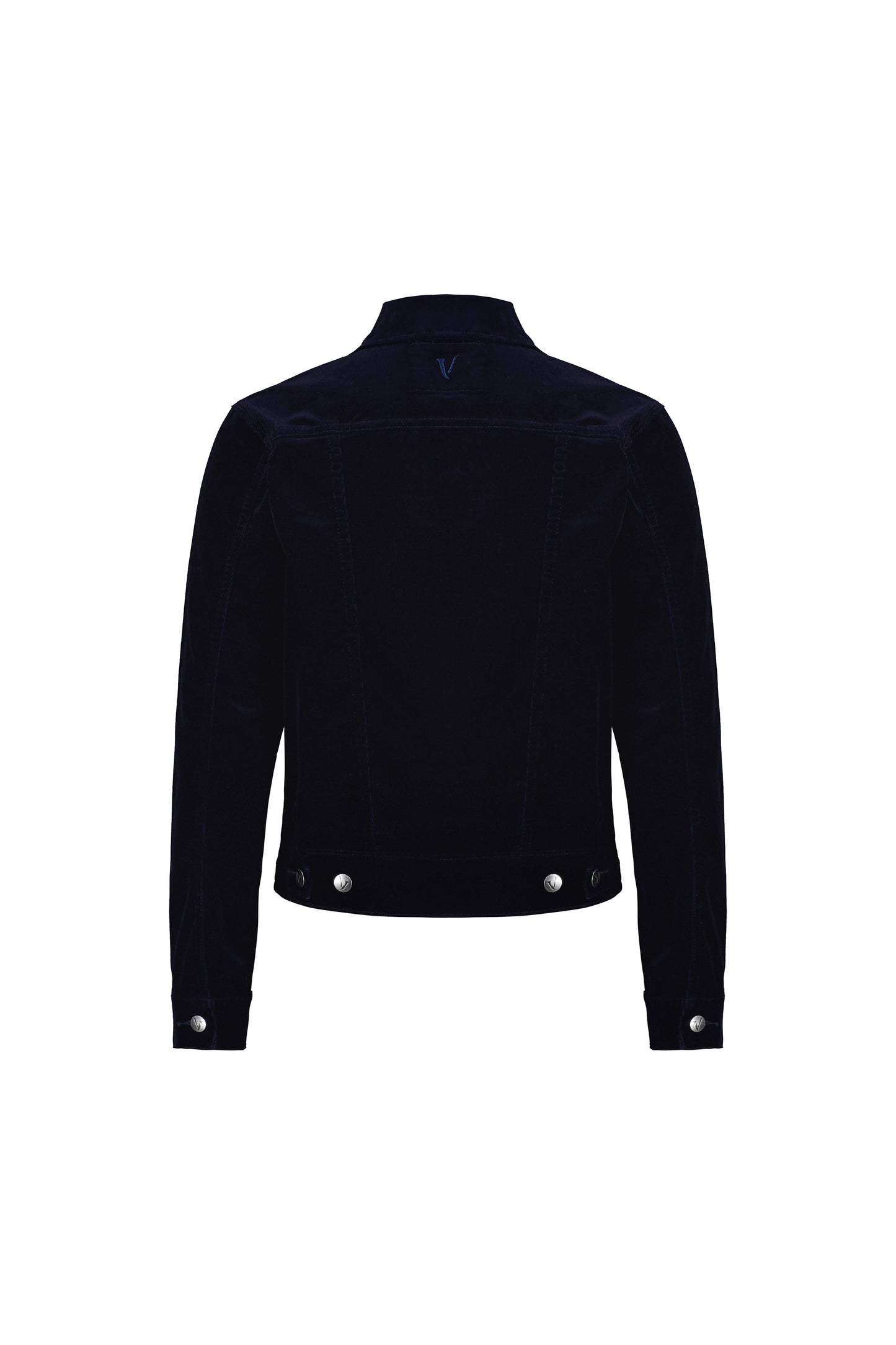 4051M Midnight - Pinwale Cord Denim Jacket - Vassalli