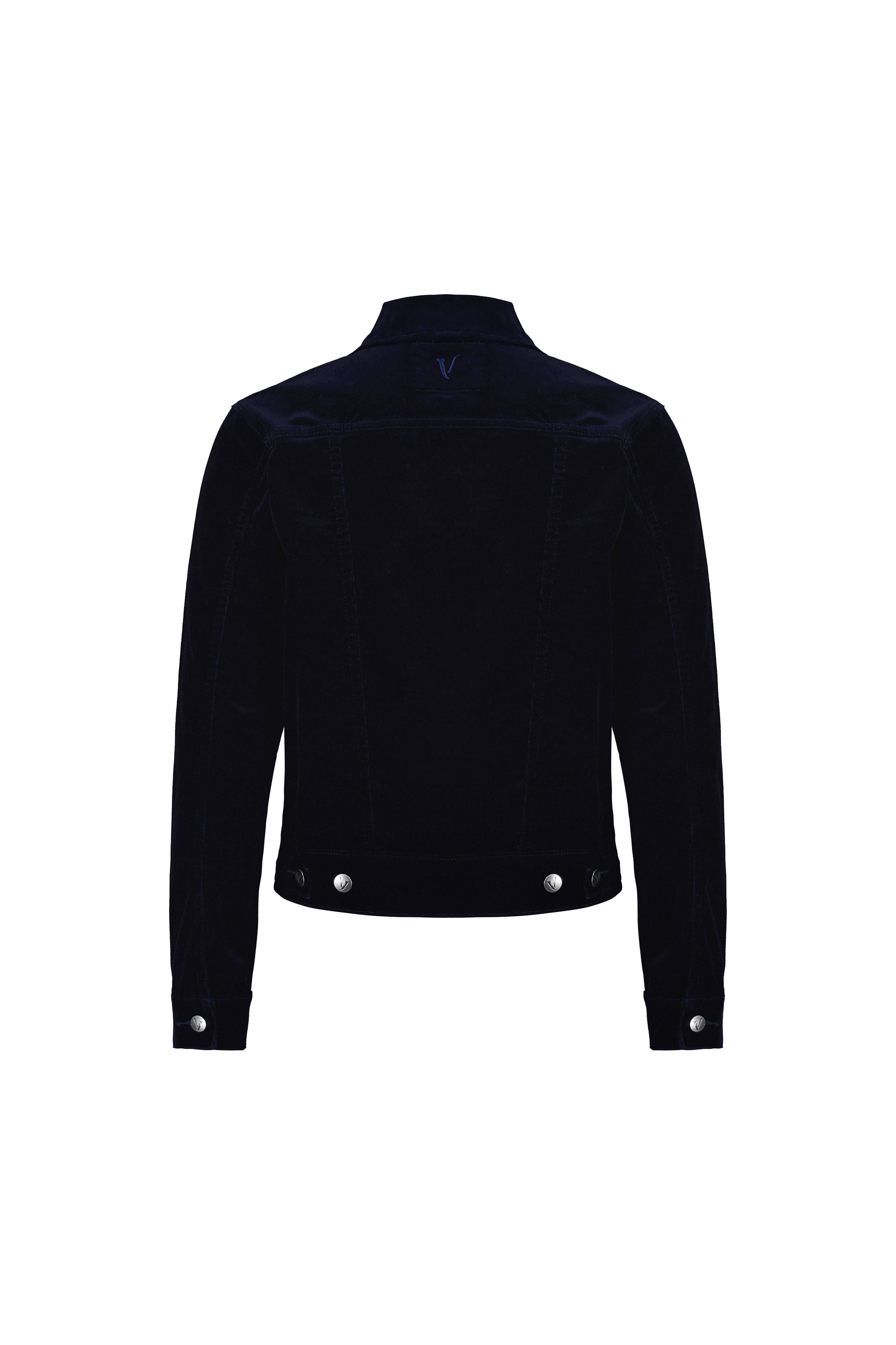 4051M Midnight - Pinwale Cord Denim Jacket - Vassalli