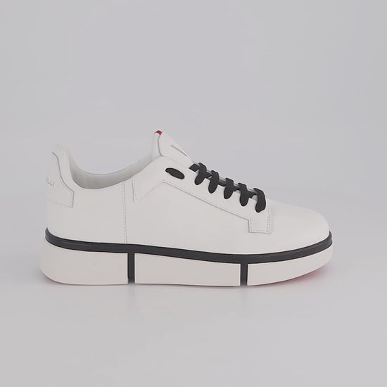 VS-001 White/White/Black - Sneaker Vassalli