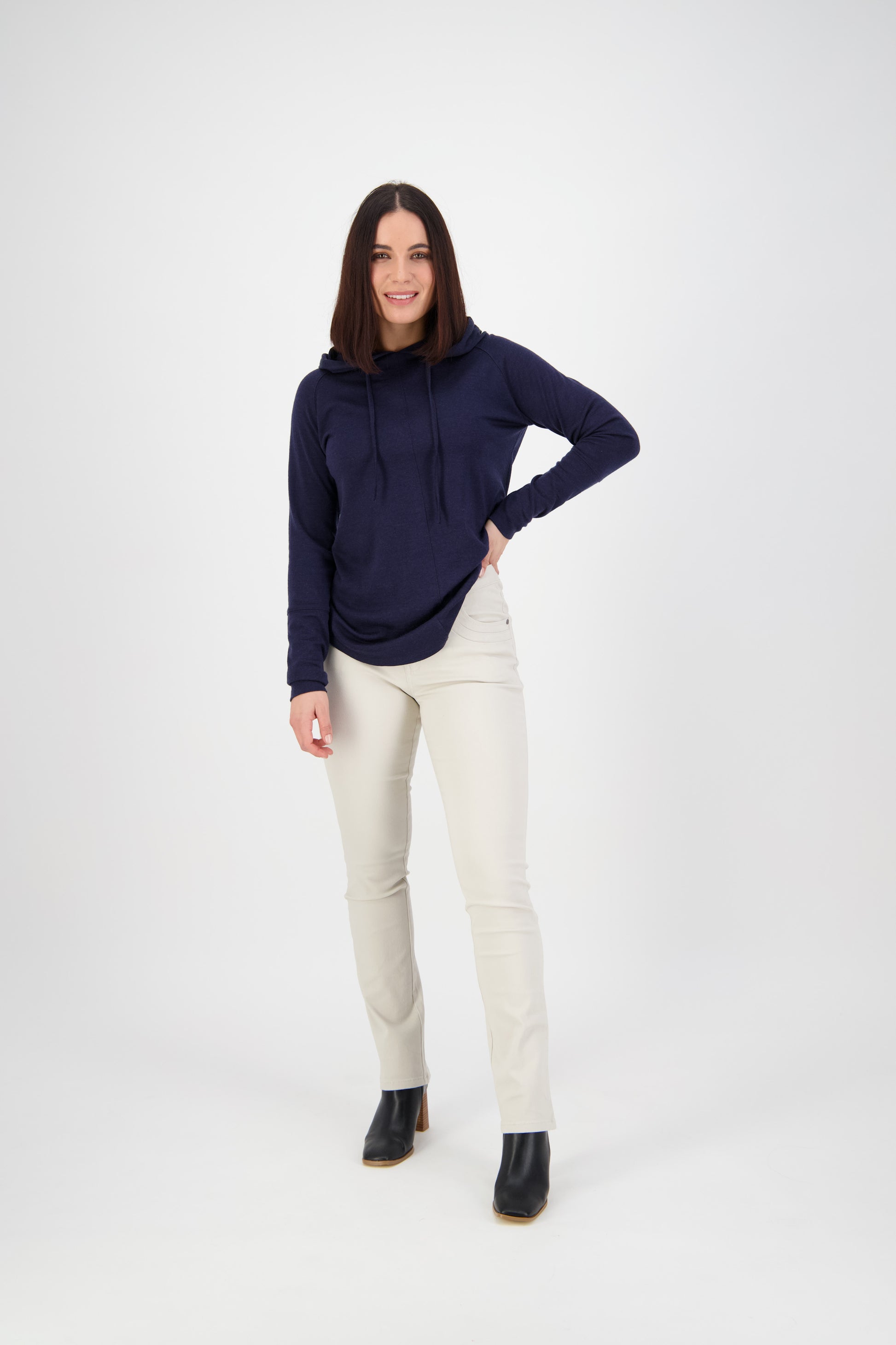 9901LX Pumice - Slim Leg Full Length Jean - Vassalli